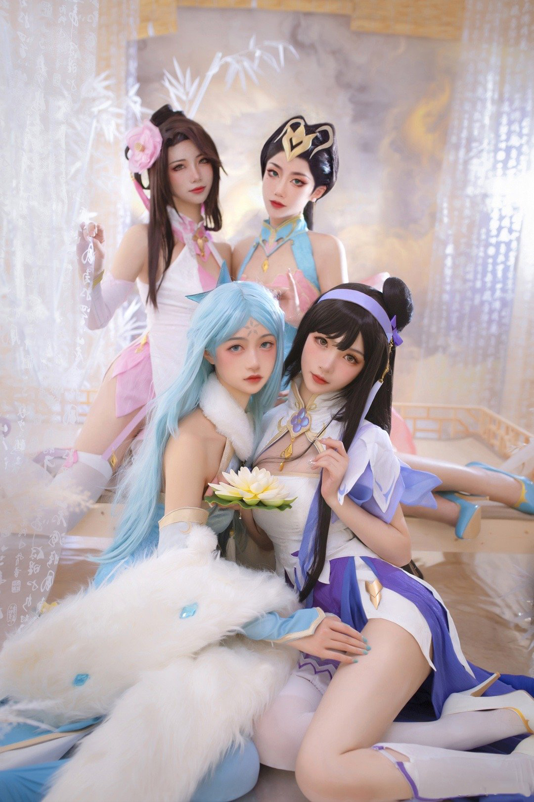 《王者荣耀》四大美女同人旗袍cosplay (3/8) 《王者荣耀》四大美女同人旗袍cosplay 第3张 - 西施图集