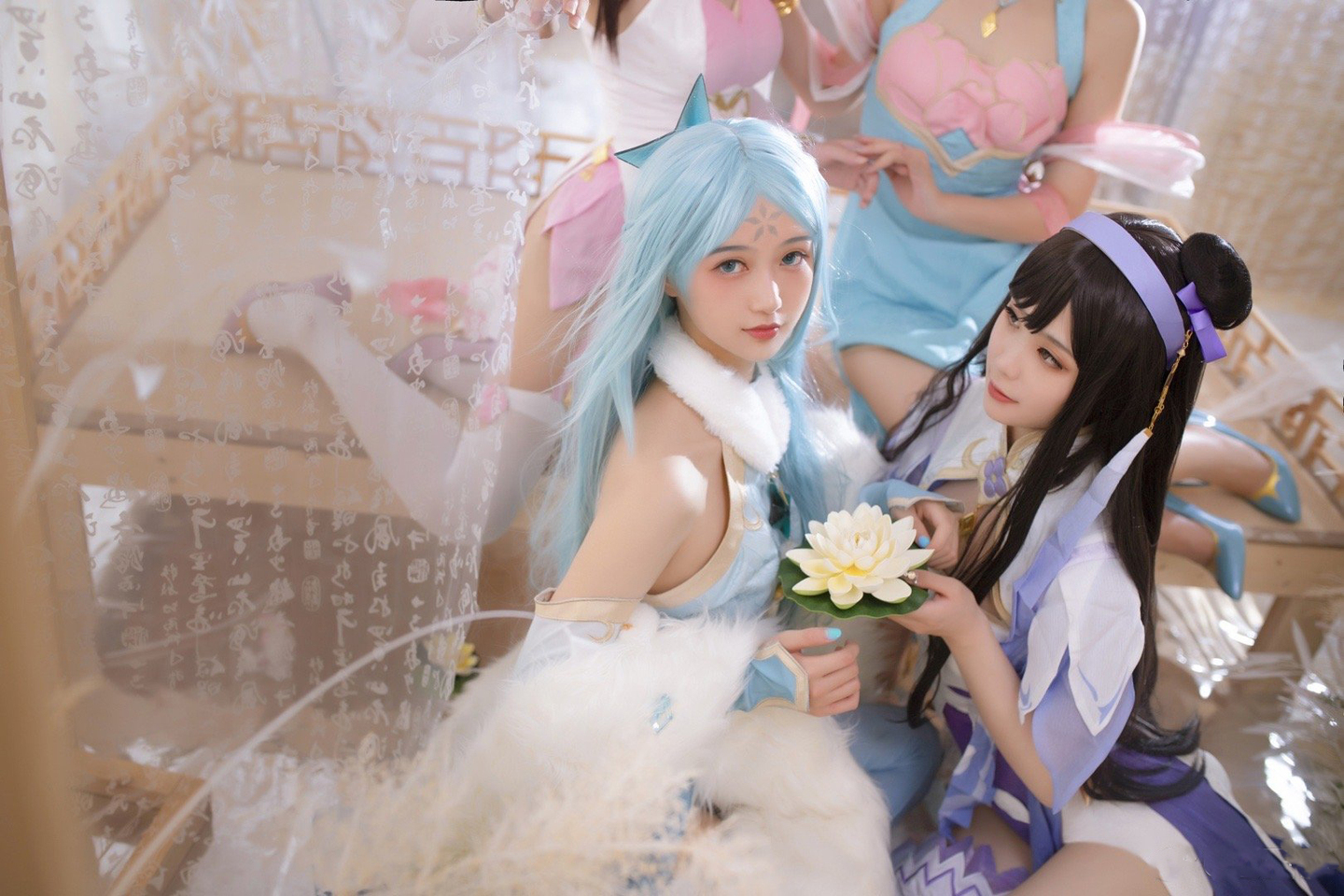 《王者荣耀》四大美女同人旗袍cosplay (5/8) 《王者荣耀》四大美女同人旗袍cosplay 第5张 - 西施图集
