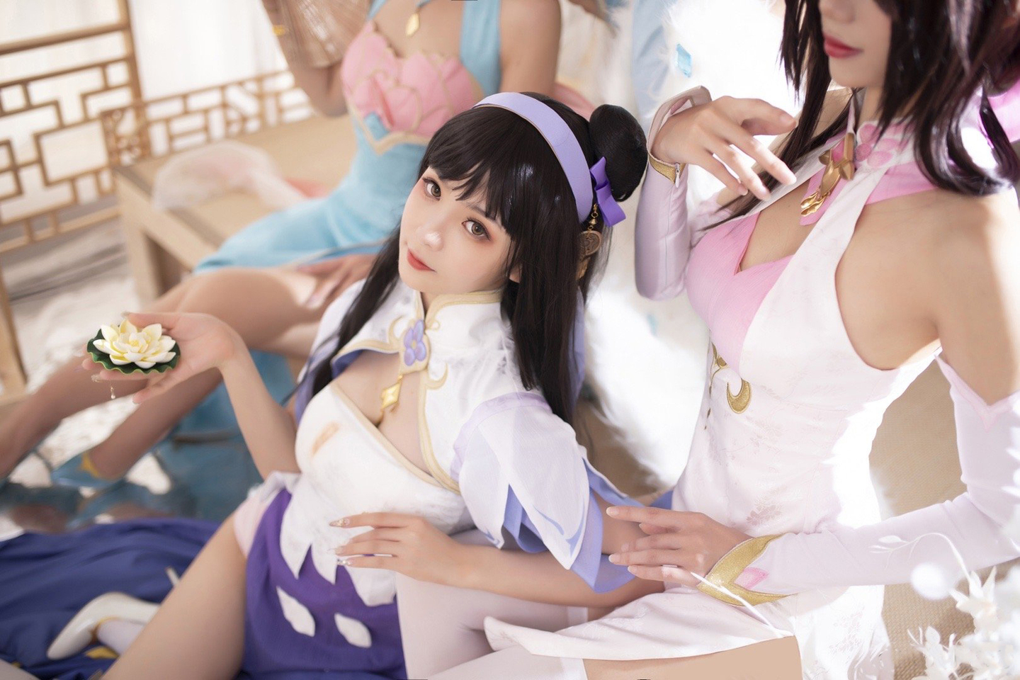 《王者荣耀》四大美女同人旗袍cosplay (6/8) 《王者荣耀》四大美女同人旗袍cosplay 第6张 - 西施图集
