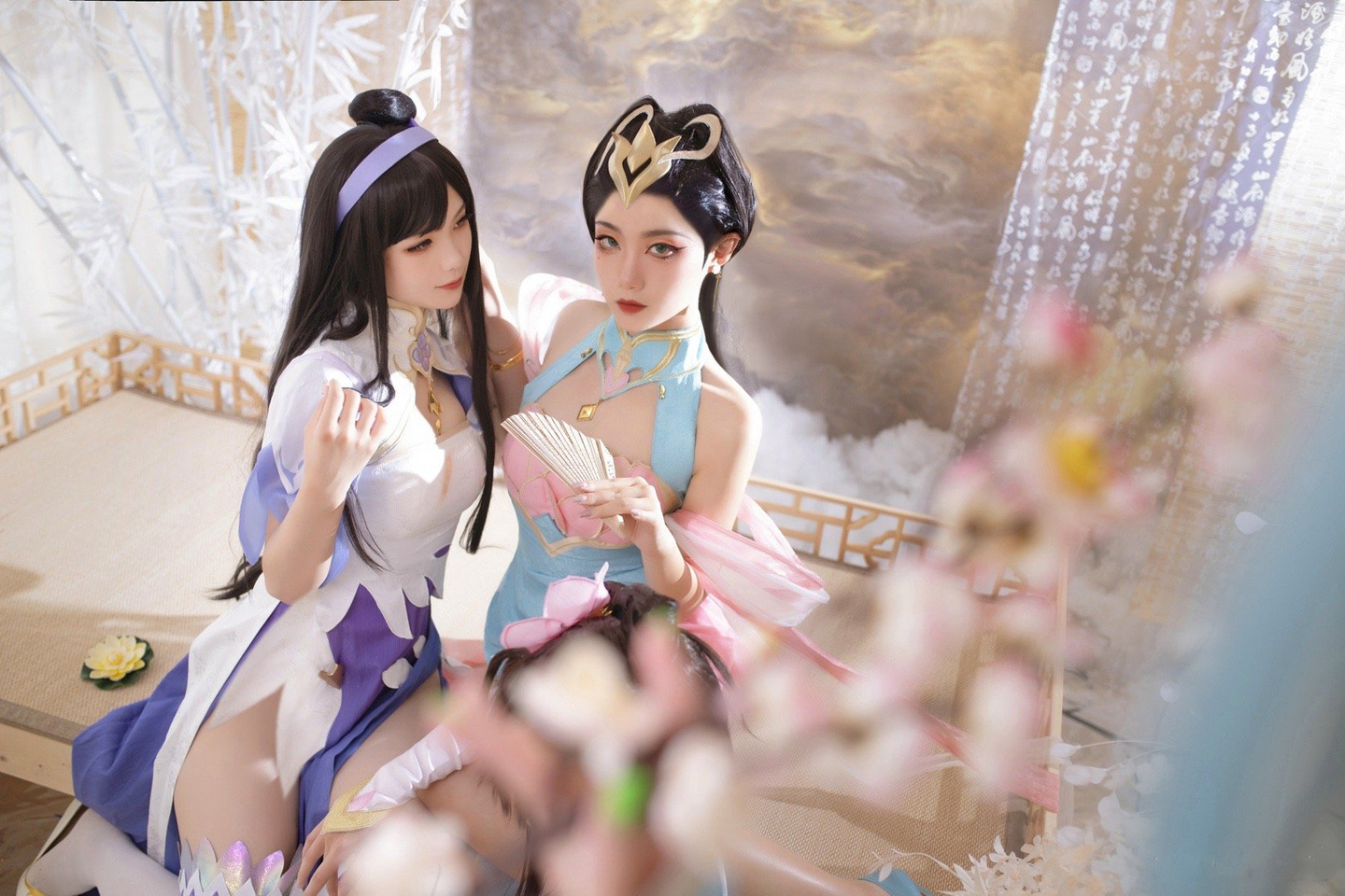 《王者荣耀》四大美女同人旗袍cosplay (7/8) 《王者荣耀》四大美女同人旗袍cosplay 第7张 - 西施图集
