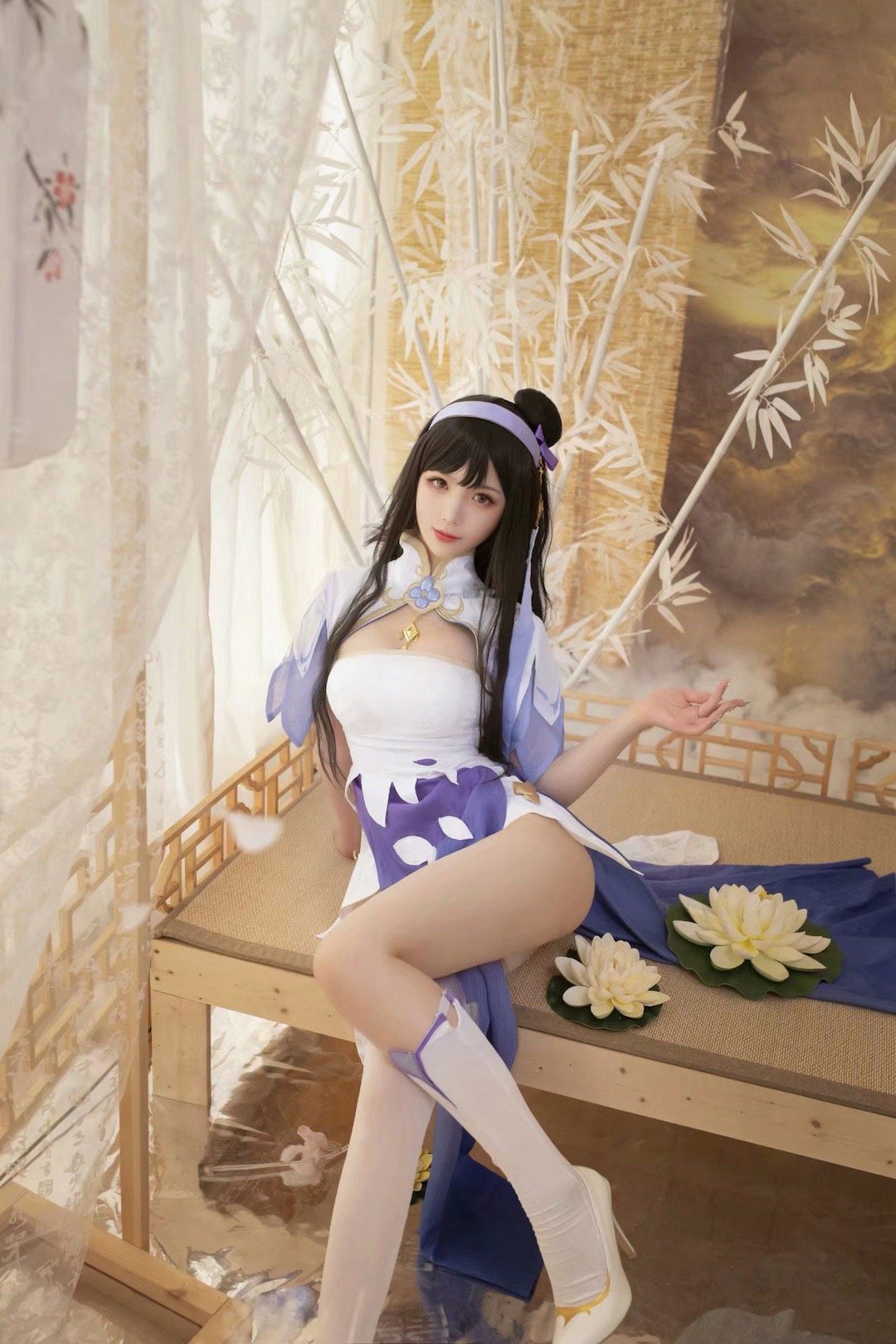 《王者荣耀》四大美女同人旗袍cosplay (8/8) 《王者荣耀》四大美女同人旗袍cosplay 第8张 - 西施图集