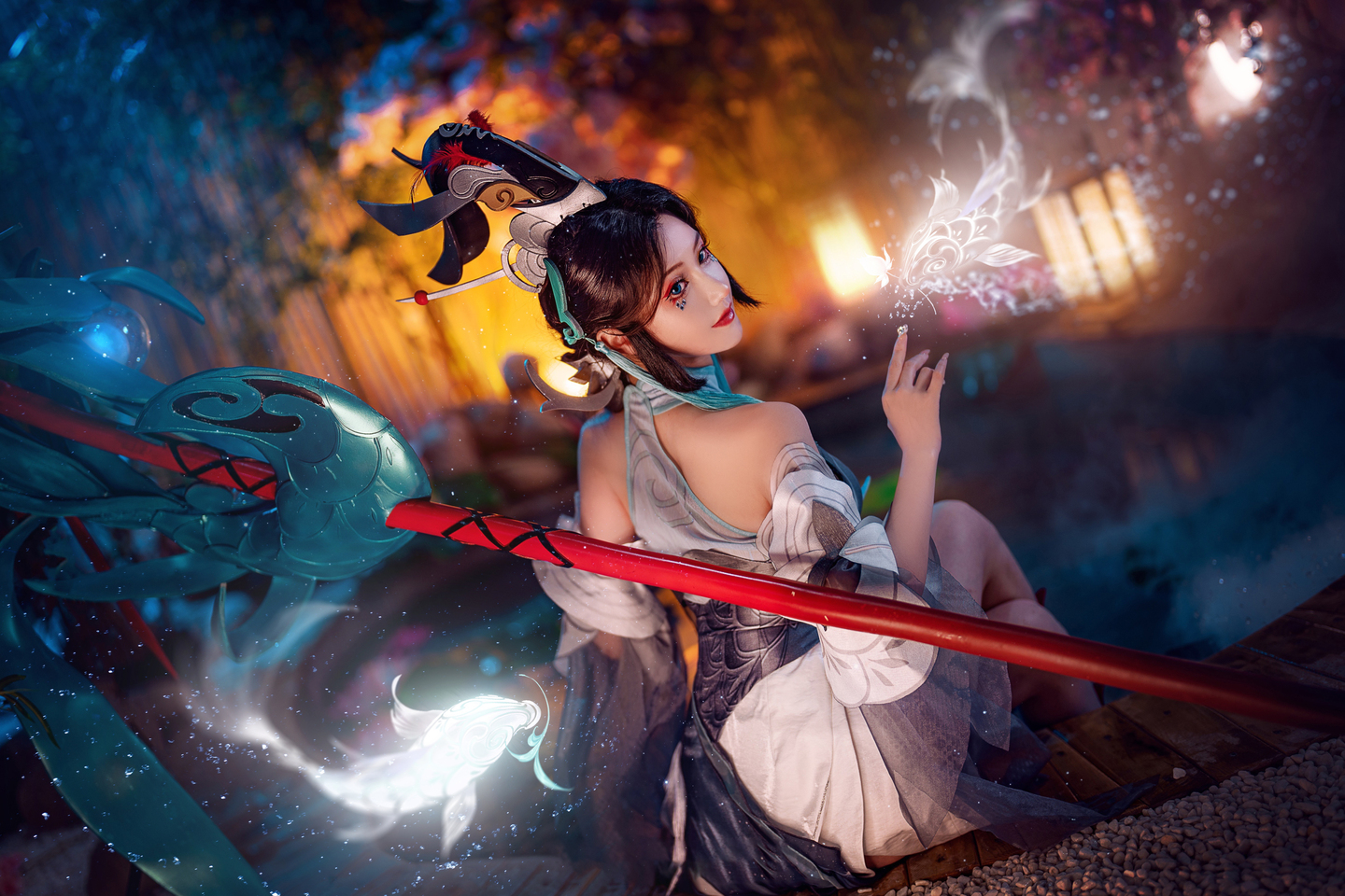 《王者荣耀》大乔白鹤梁神女cosplay | 露兒大魔王_cos大乔-coser喵-coser美图-coser聚集地