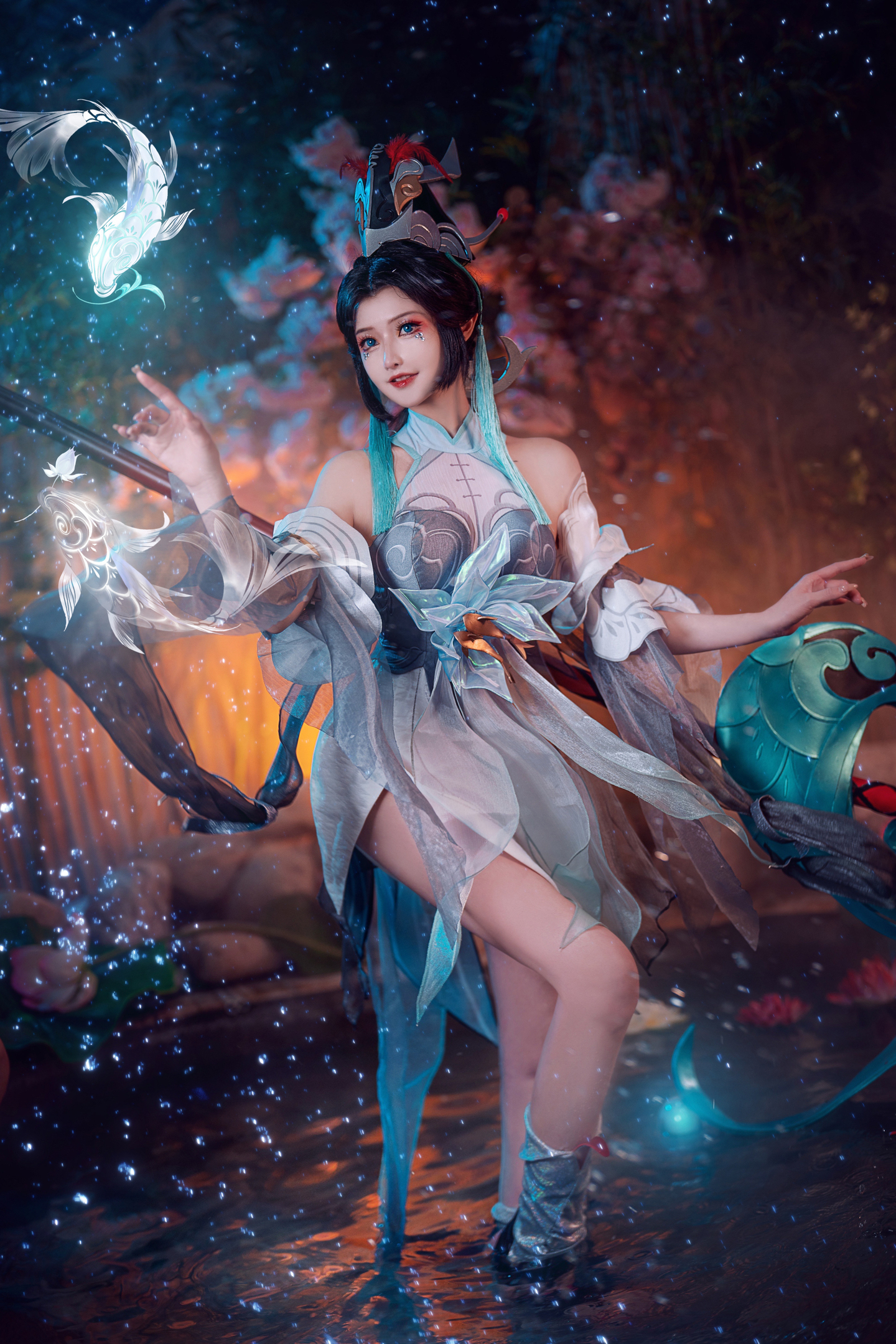 《王者荣耀》大乔白鹤梁神女cosplay (2/9) 《王者荣耀》大乔白鹤梁神女cosplay 第2张 - 大乔图集
