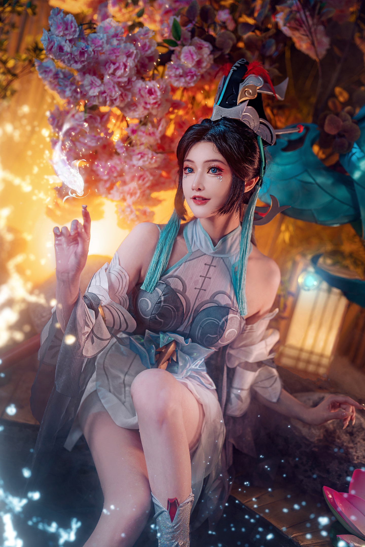 《王者荣耀》大乔白鹤梁神女cosplay (5/9) 《王者荣耀》大乔白鹤梁神女cosplay 第5张 - 大乔图集