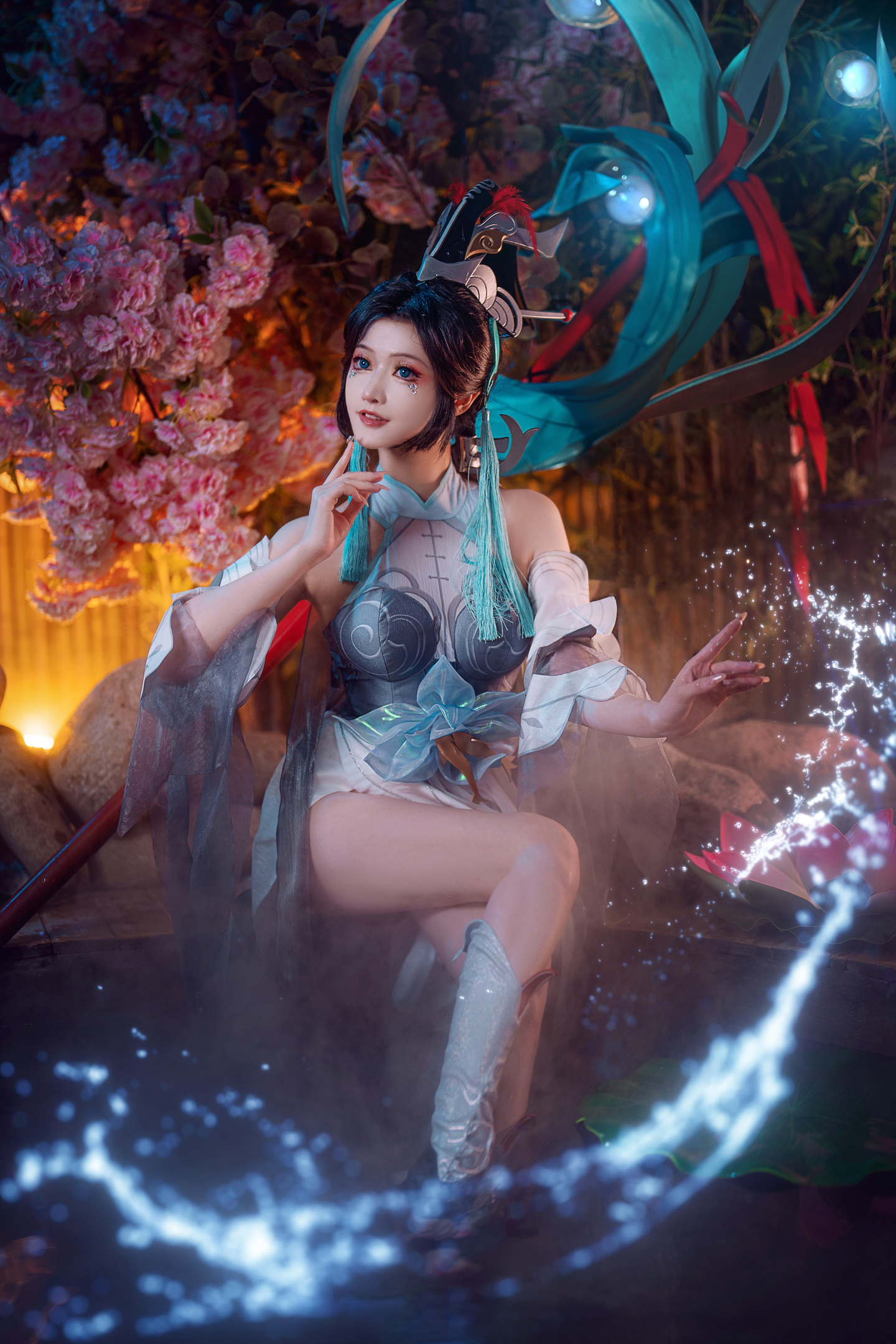 《王者荣耀》大乔白鹤梁神女cosplay (8/9) 《王者荣耀》大乔白鹤梁神女cosplay 第8张 - 大乔图集