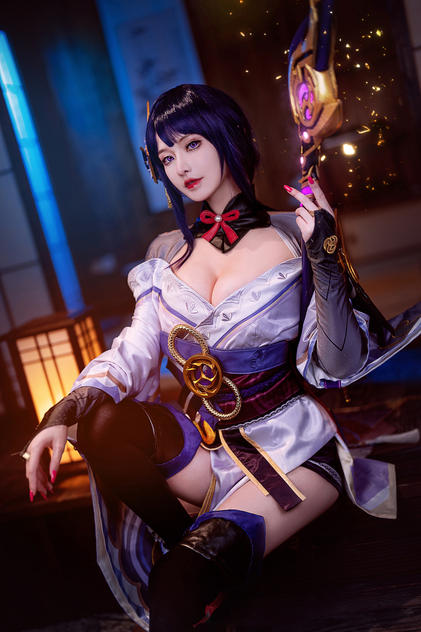 《原神》雷电将军cosplay (2/9) 《原神》雷电将军cosplay 第2张 - 雷电将军图集
