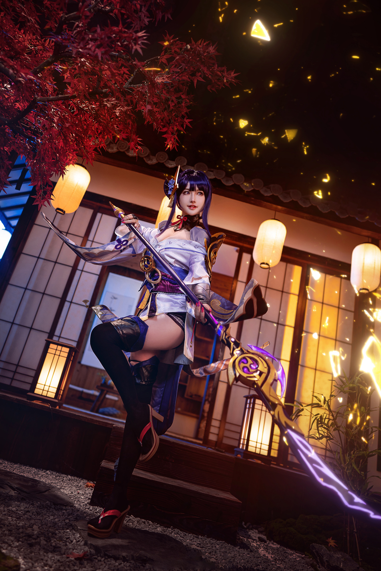 《原神》雷电将军cosplay (4/9) 《原神》雷电将军cosplay 第4张 - 雷电将军图集