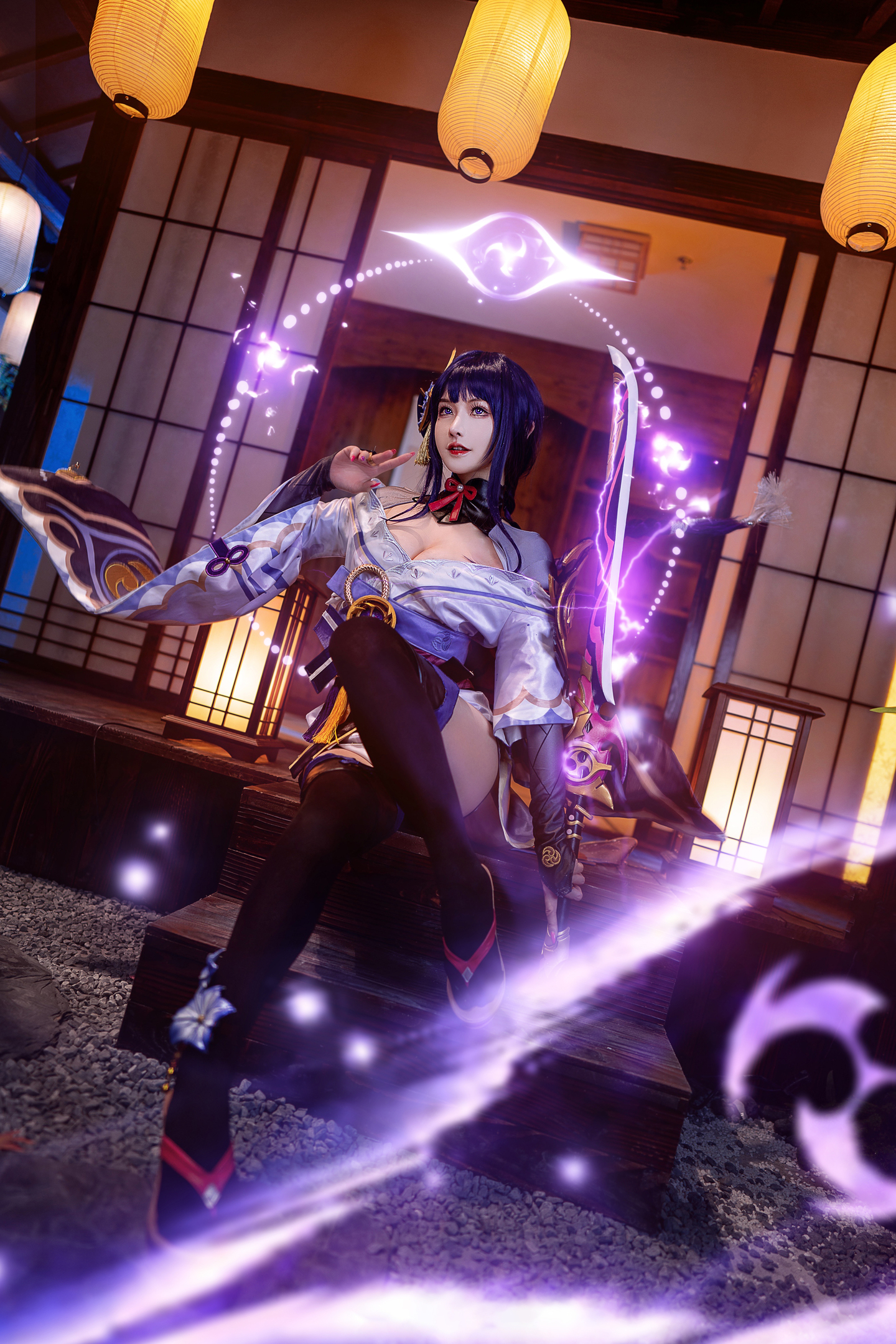 《原神》雷电将军cosplay (6/9) 《原神》雷电将军cosplay 第6张 - 雷电将军图集