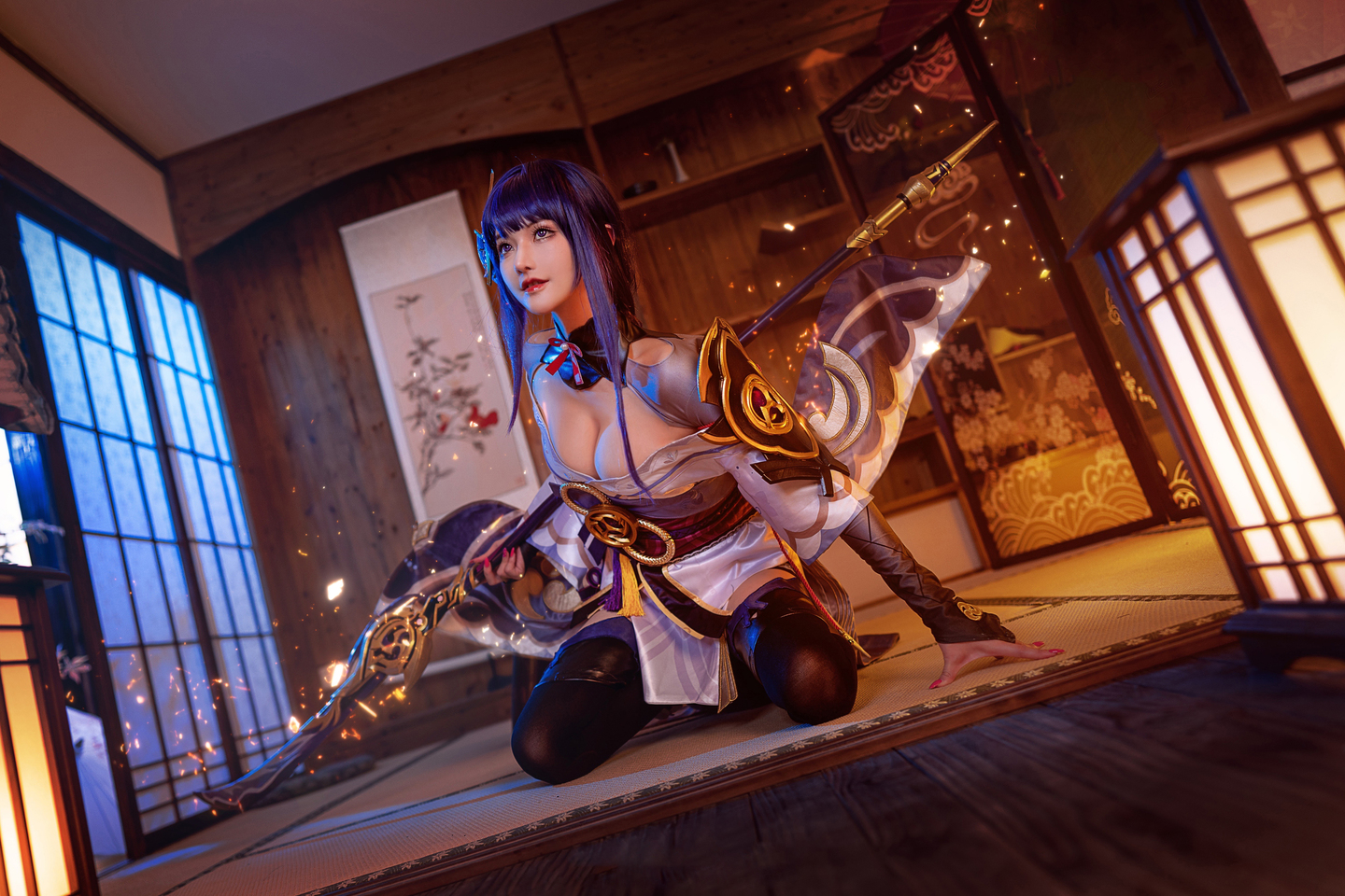 《原神》雷电将军cosplay (9/9) 《原神》雷电将军cosplay 第9张 - 雷电将军图集