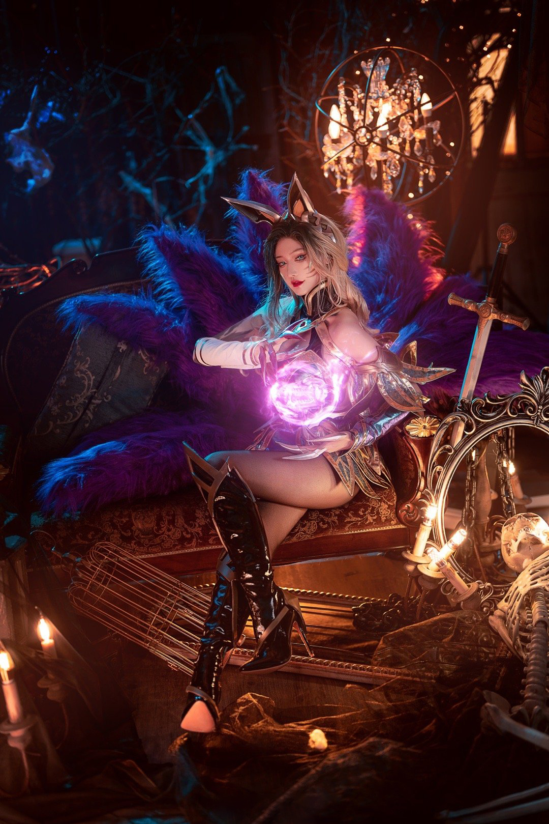 《英雄联盟》魔女阿狸cosplay (2/9) 《英雄联盟》魔女阿狸cosplay 第2张 - 阿狸图集