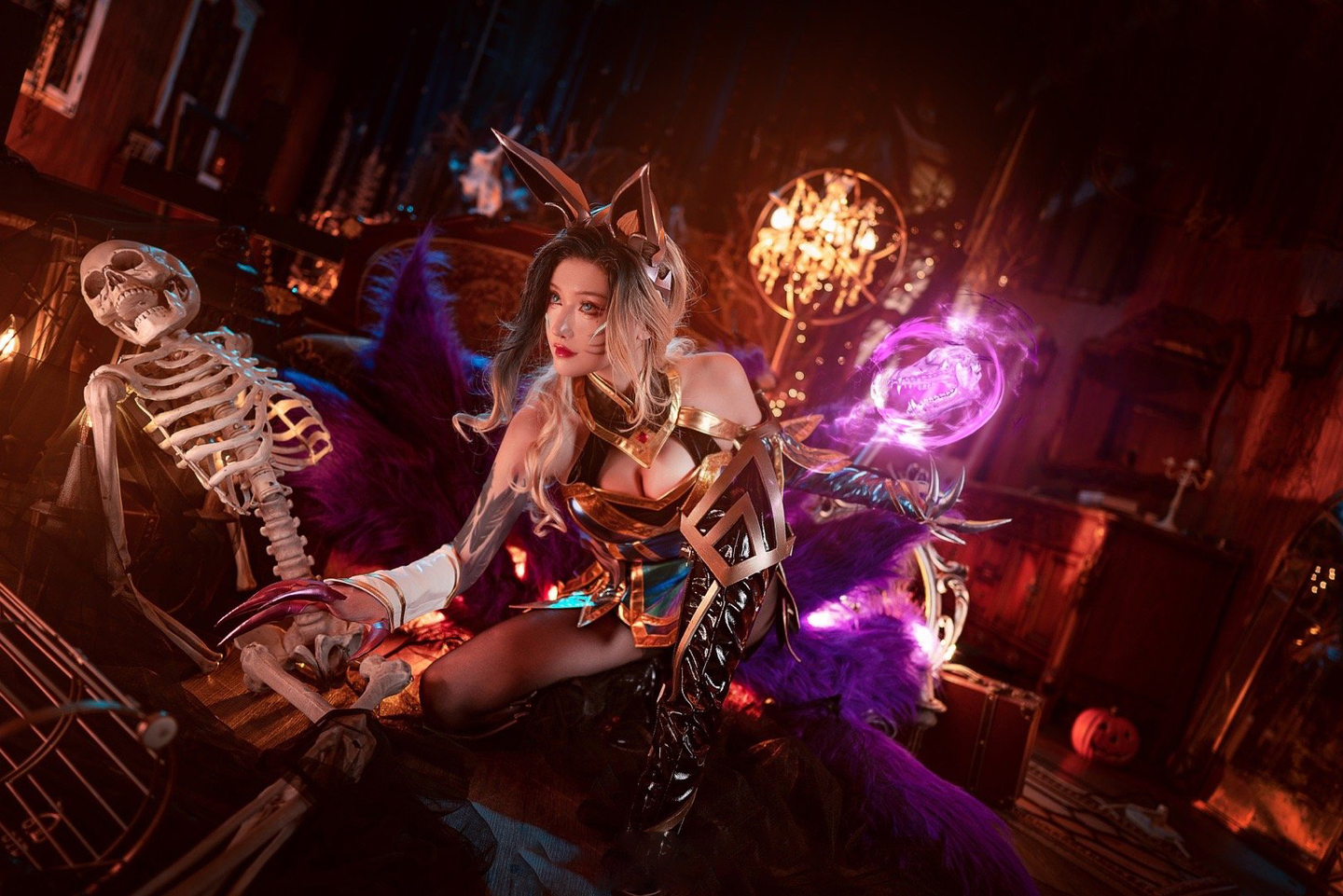 《英雄联盟》魔女阿狸cosplay (7/9) 《英雄联盟》魔女阿狸cosplay 第7张 - 阿狸图集