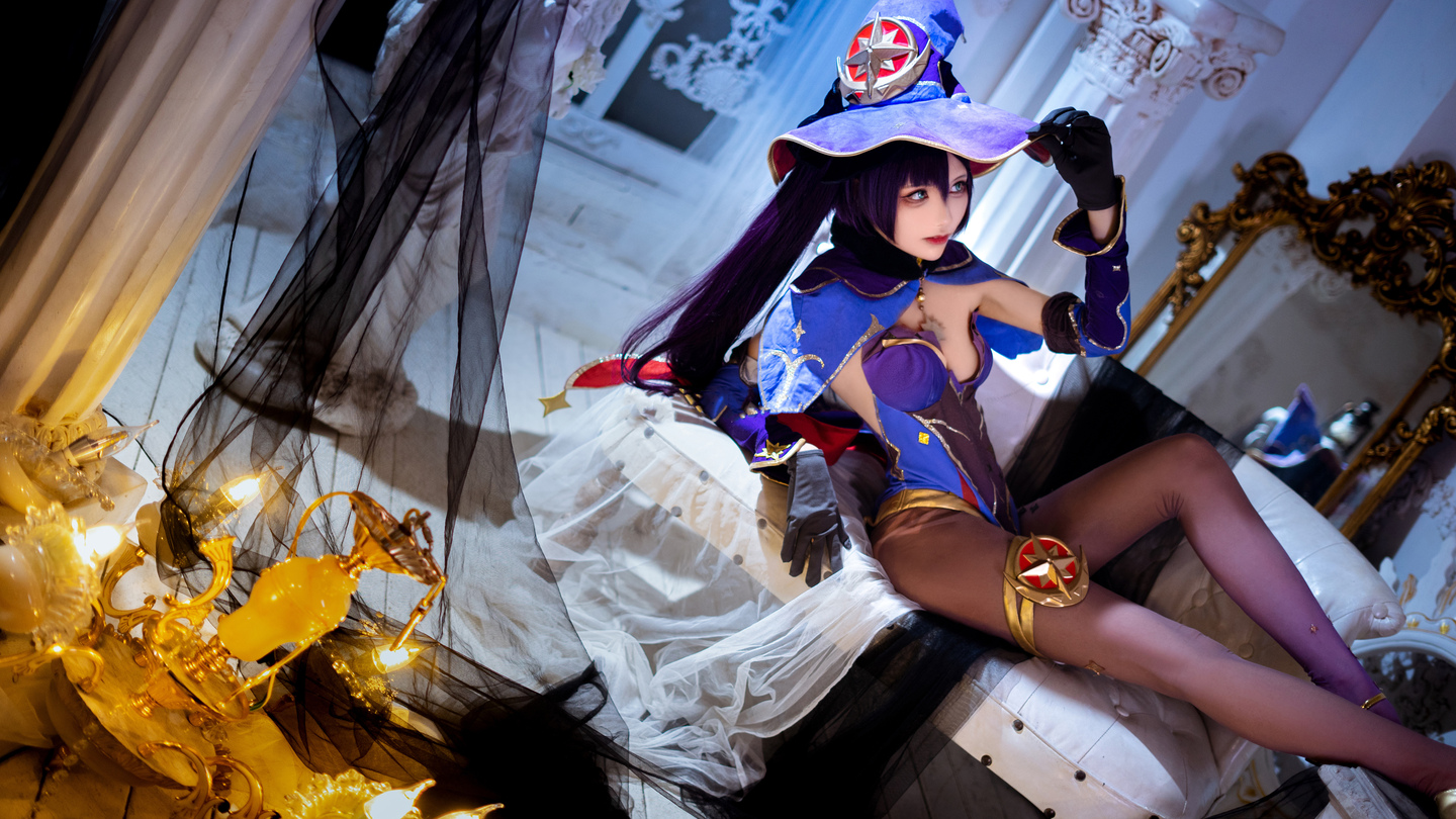 《原神》莫娜cosplay (4/7) 《原神》莫娜cosplay 第4张 - 莫娜图集
