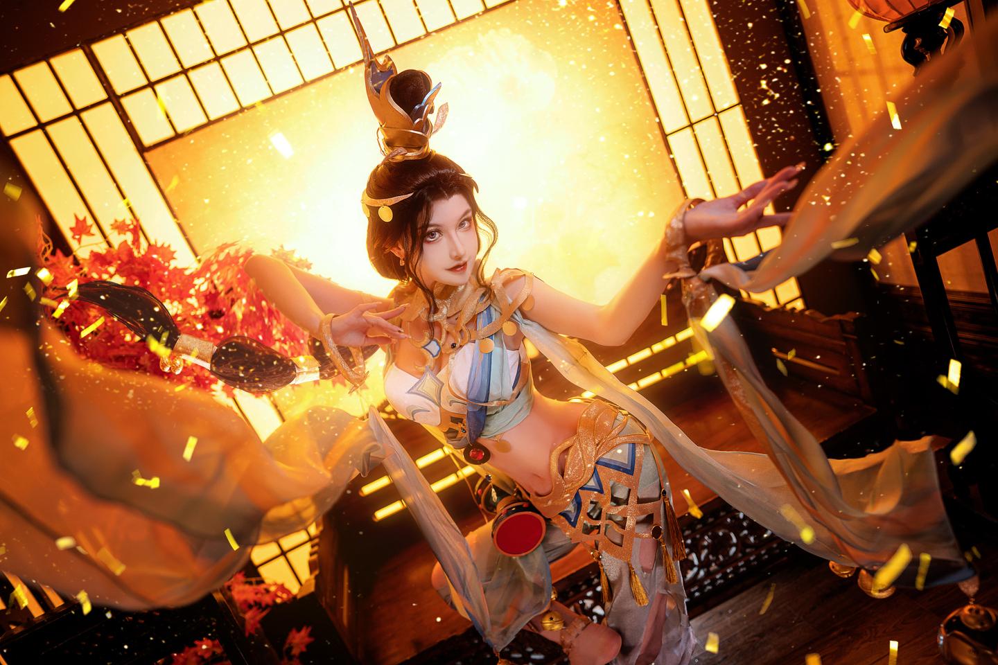 《王者荣耀》貂蝉遇见胡旋cosplay (7/9) 《王者荣耀》貂蝉遇见胡旋cosplay 第7张 - 貂蝉图集