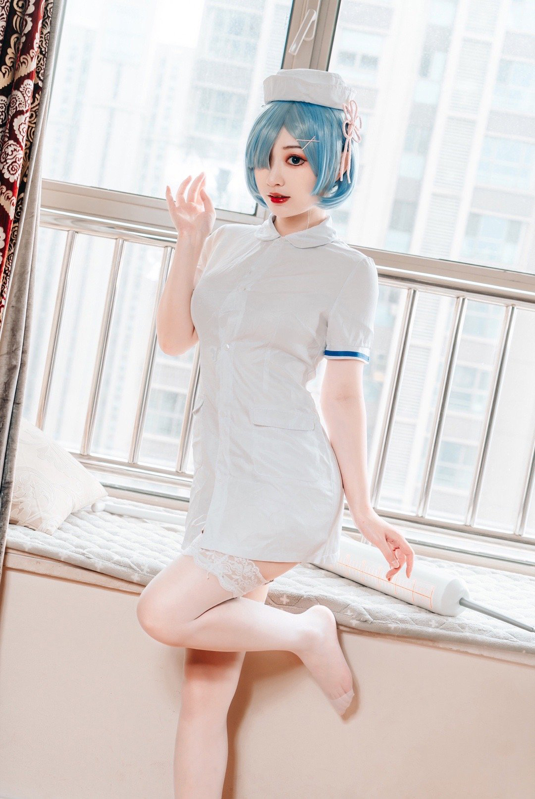 蕾姆护士cosplay (2/9) 蕾姆护士cosplay 第2张 - 蕾姆护士图集