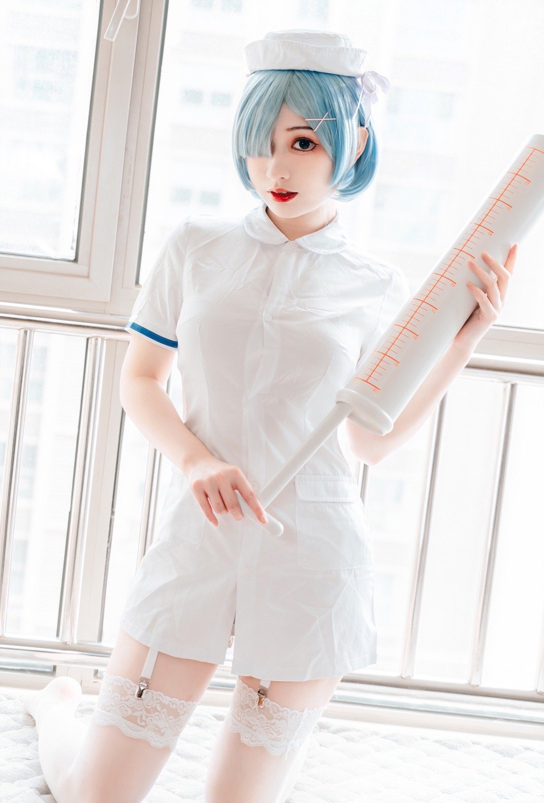 蕾姆护士cosplay (3/9) 蕾姆护士cosplay 第3张 - 蕾姆护士图集