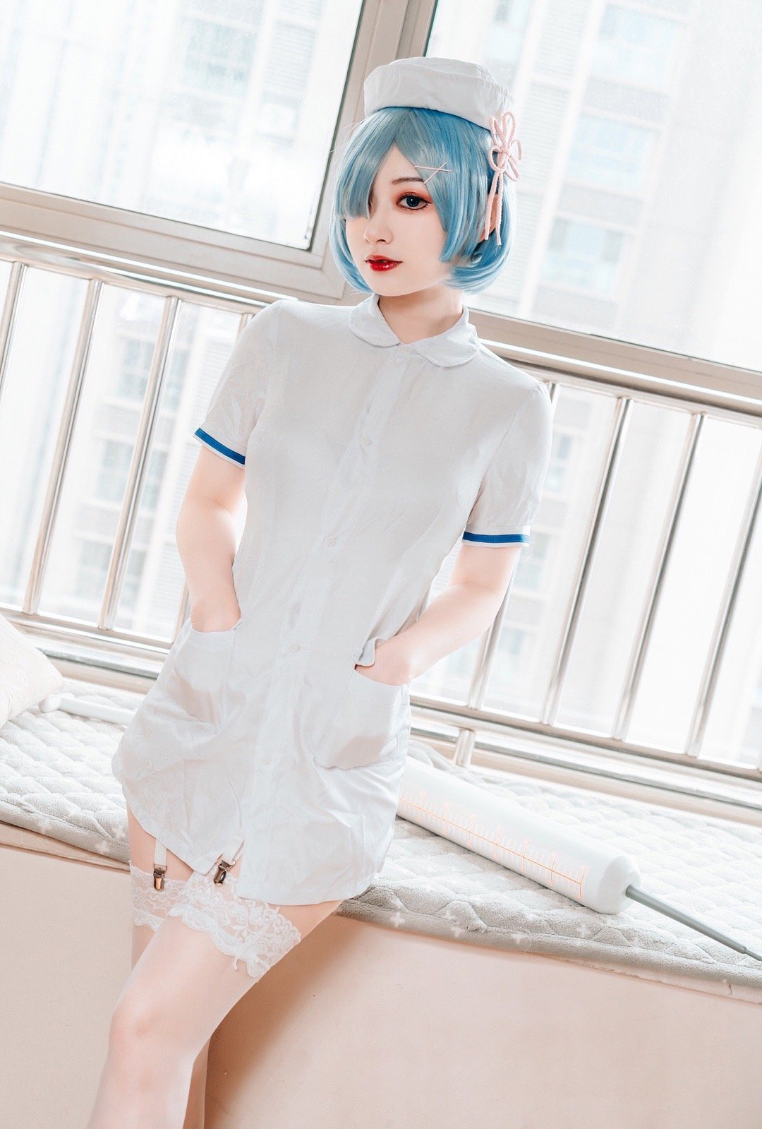 蕾姆护士cosplay (5/9) 蕾姆护士cosplay 第5张 - 蕾姆护士图集