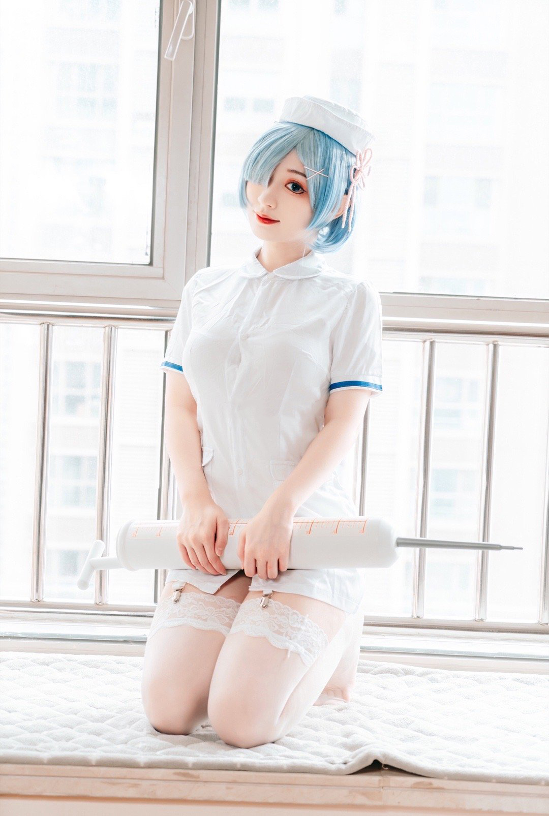 蕾姆护士cosplay (7/9) 蕾姆护士cosplay 第7张 - 蕾姆护士图集