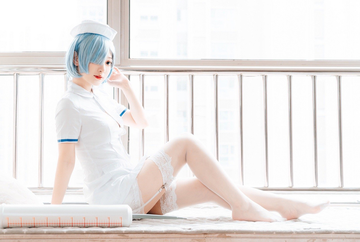 蕾姆护士cosplay (8/9) 蕾姆护士cosplay 第8张 - 蕾姆护士图集