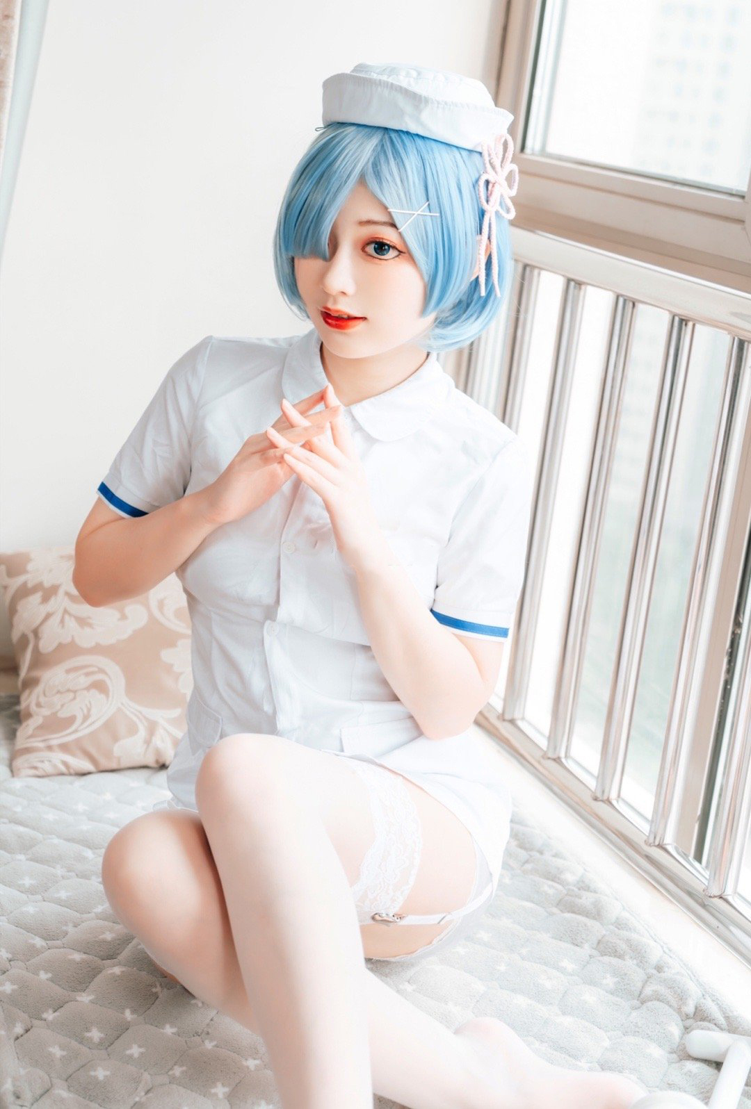 蕾姆护士cosplay (9/9) 蕾姆护士cosplay 第9张 - 蕾姆护士图集