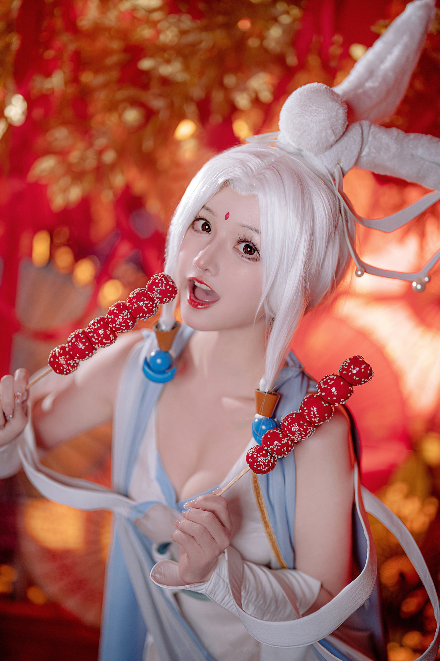 《神仙道3》广寒仙子cosplay (2/7) 《神仙道3》广寒仙子cosplay 第2张 - 广寒仙子图集