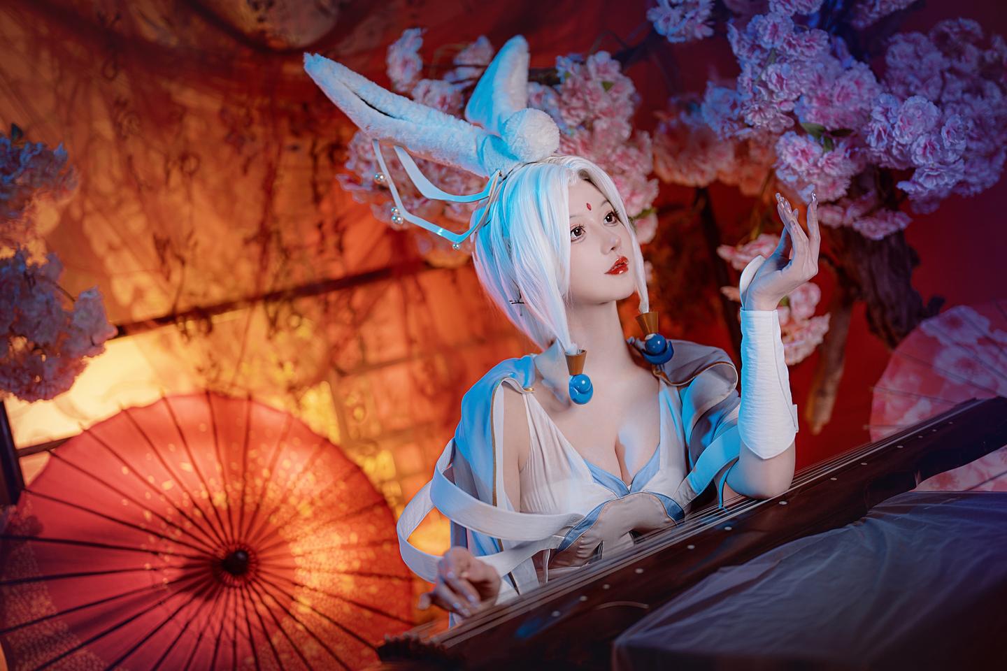《神仙道3》广寒仙子cosplay (3/7) 《神仙道3》广寒仙子cosplay 第3张 - 广寒仙子图集
