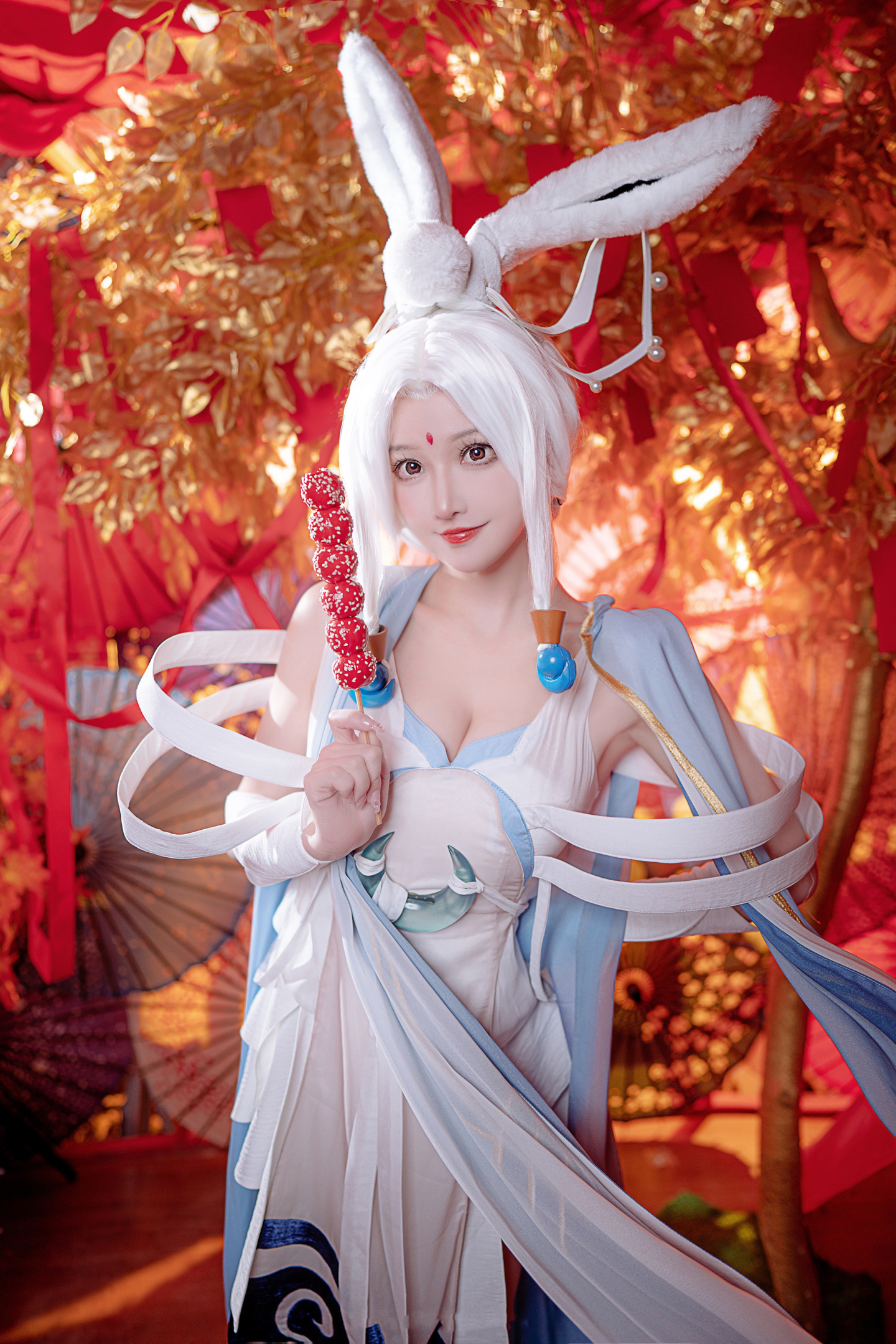 《神仙道3》广寒仙子cosplay (4/7) 《神仙道3》广寒仙子cosplay 第4张 - 广寒仙子图集
