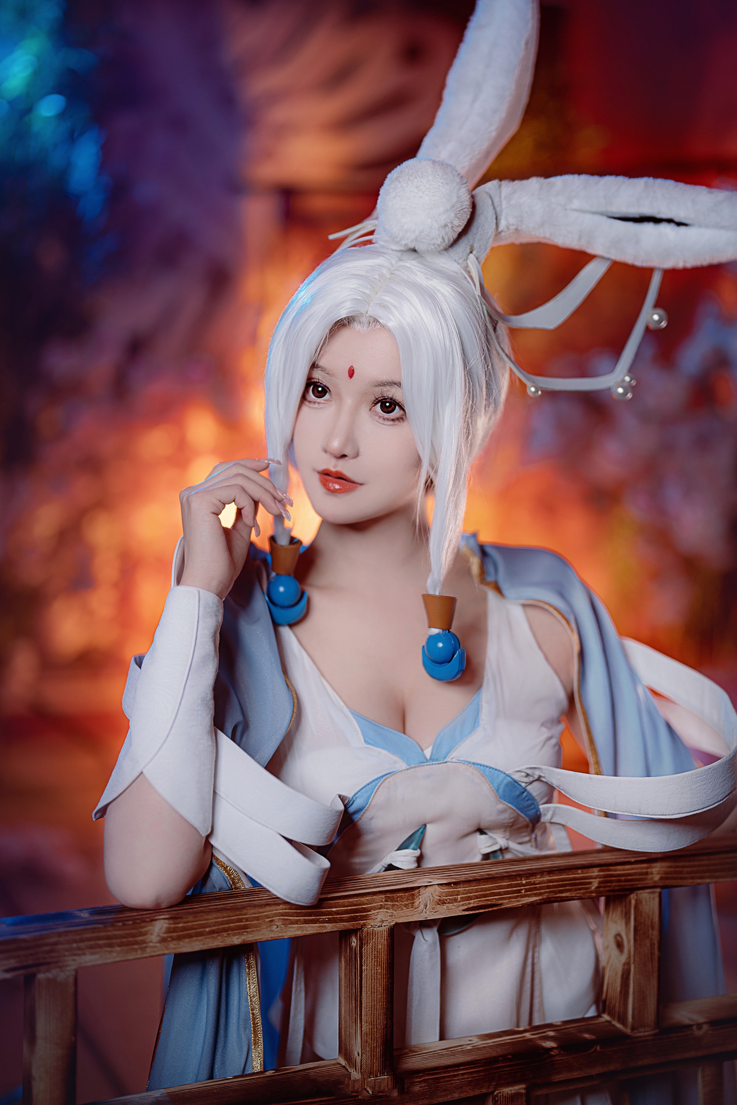 《神仙道3》广寒仙子cosplay (5/7) 《神仙道3》广寒仙子cosplay 第5张 - 广寒仙子图集