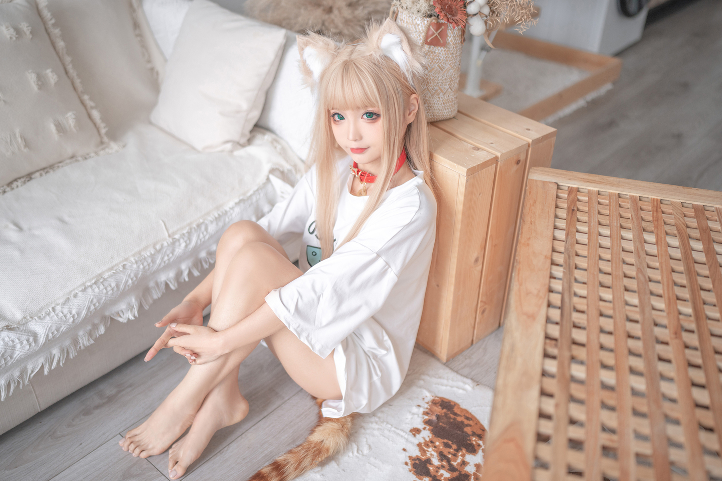 黄豆粉猫娘cosplay | 蠢沫沫-cos黄豆粉猫娘-coser喵-coser美图-coser聚集地