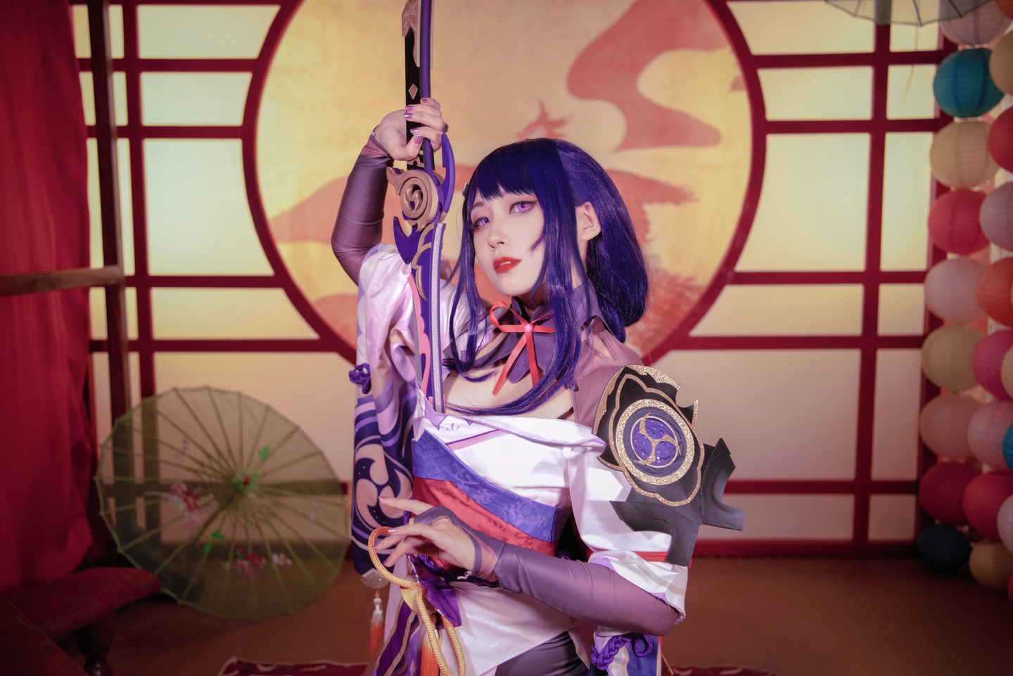 《原神》雷电将军cosplay (4/9) 《原神》雷电将军cosplay 第4张 - 雷电将军图集