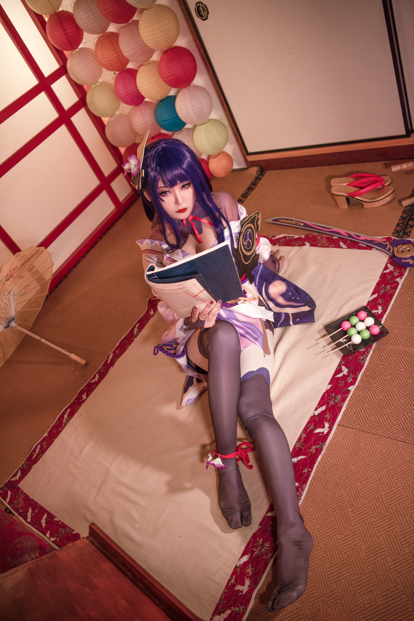《原神》雷电将军cosplay (7/9) 《原神》雷电将军cosplay 第7张 - 雷电将军图集