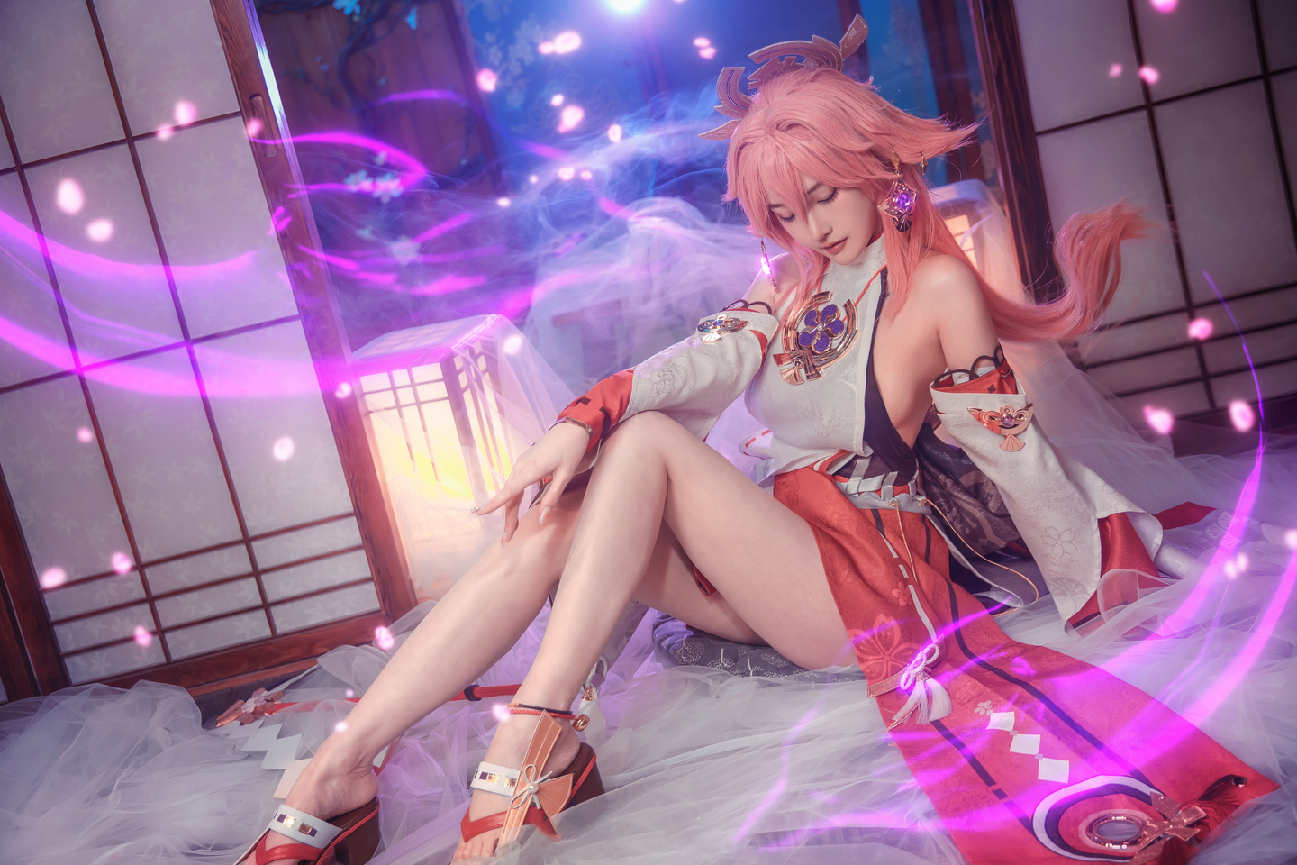 《原神》八重神子cosplay 第6张 - 八重神子图集