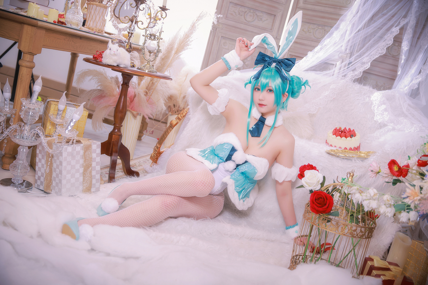 初音未来 白兔女郎 cosplay (8/13) 初音未来 白兔女郎 cosplay 第8张 - 白兔女郎图集