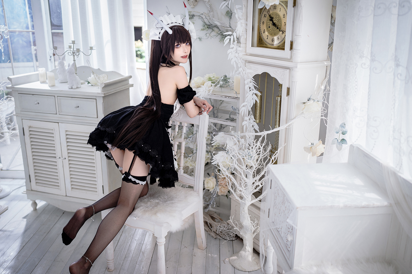 《碧蓝航线》能代女仆cosplay | 千城夜vvcos能代-coser喵-coser美图-coser聚集地