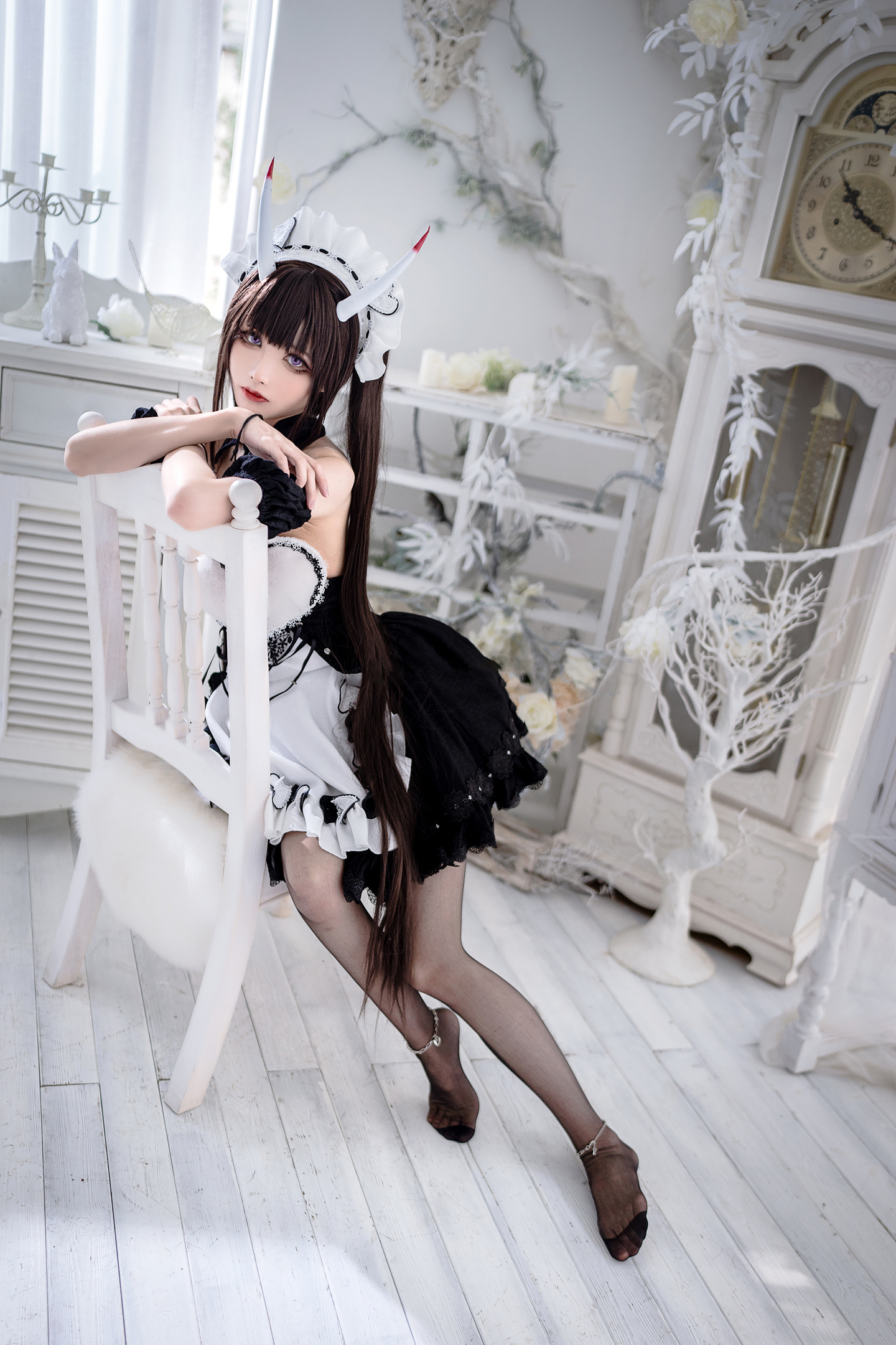 《碧蓝航线》能代女仆cosplay (2/9) 《碧蓝航线》能代女仆cosplay 第2张 - 能代图集