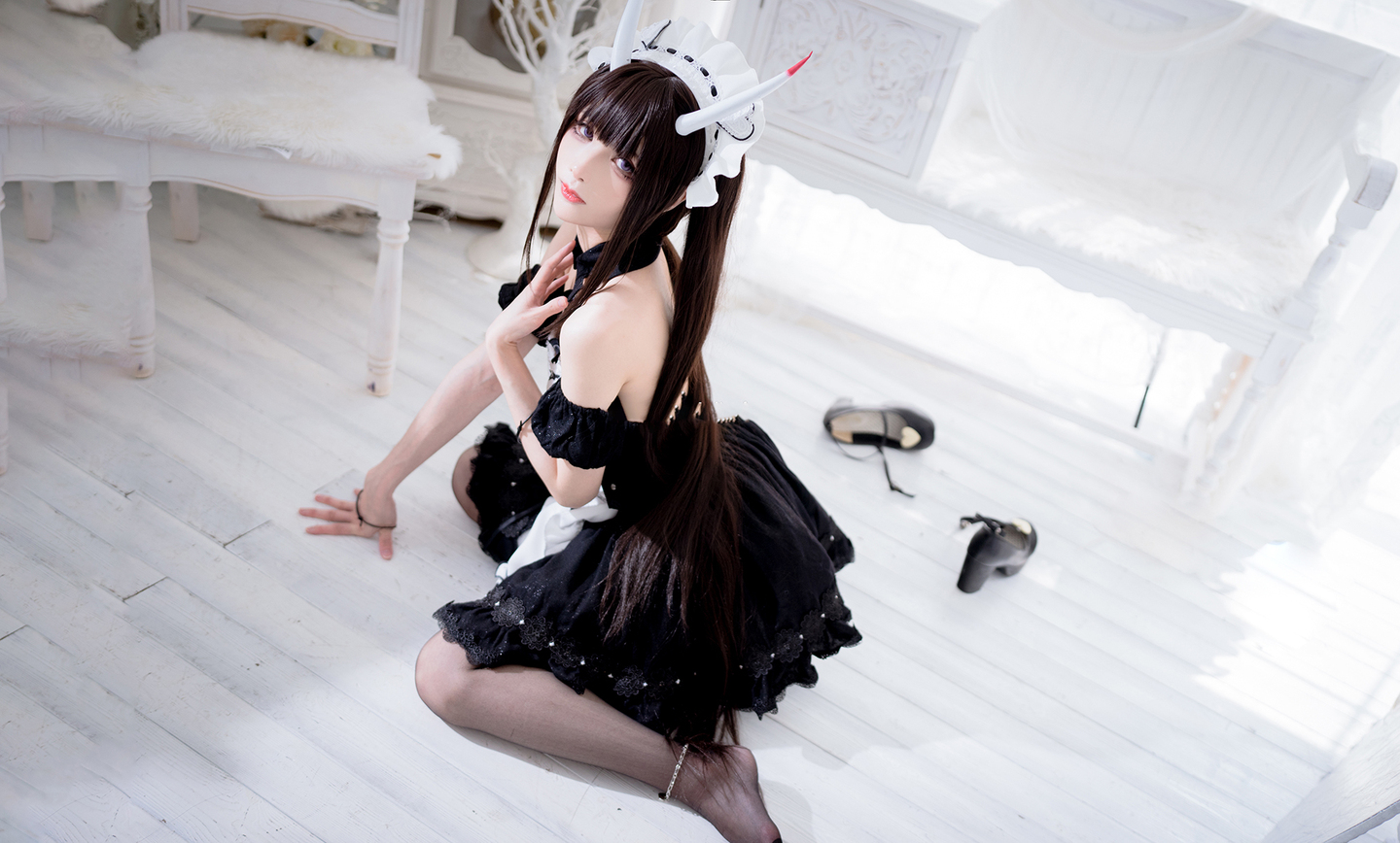 《碧蓝航线》能代女仆cosplay (6/9) 《碧蓝航线》能代女仆cosplay 第6张 - 能代图集