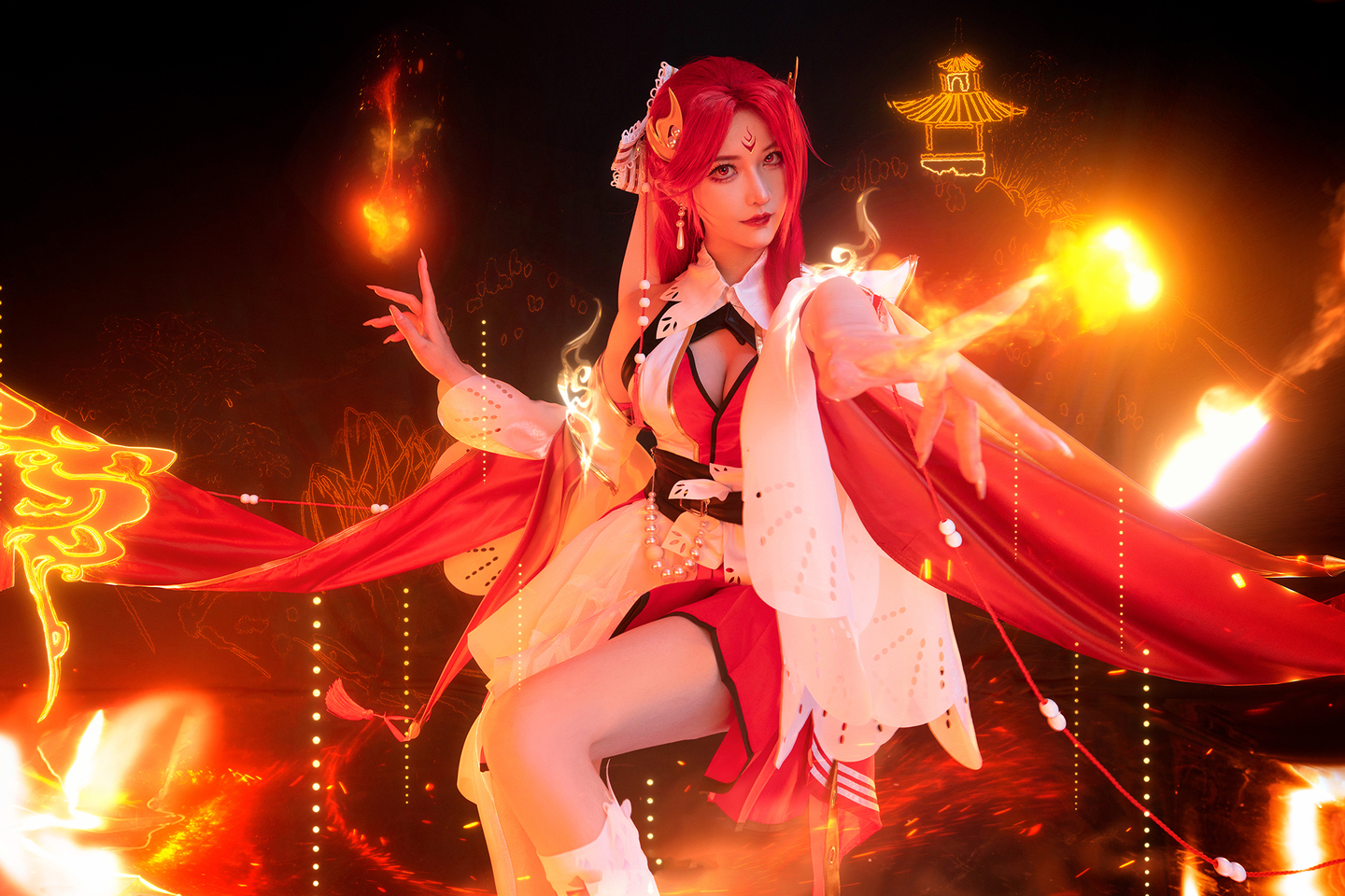 《王者荣耀》貂蝉唤灵魅影cosplay | 露兒大魔王_cos貂蝉-coser喵-coser美图-coser聚集地