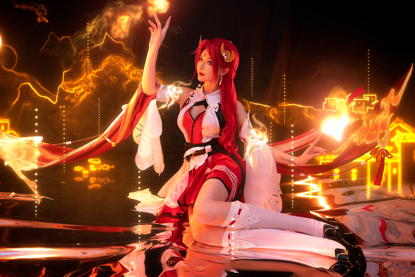 《王者荣耀》貂蝉唤灵魅影cosplay (8/10) 《王者荣耀》貂蝉唤灵魅影cosplay 第8张 - 貂蝉图集