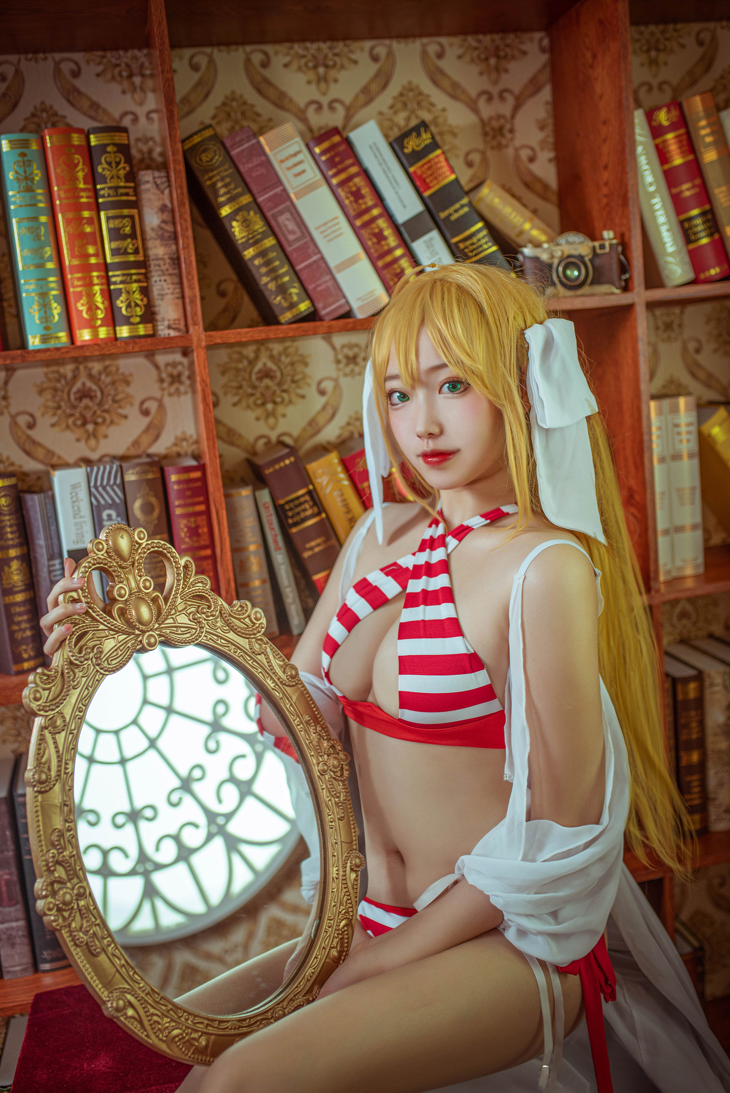 《FGO》尼禄泳衣cosplay | 想不到名字的阿八cos尼禄-coser喵-coser美图-coser聚集地