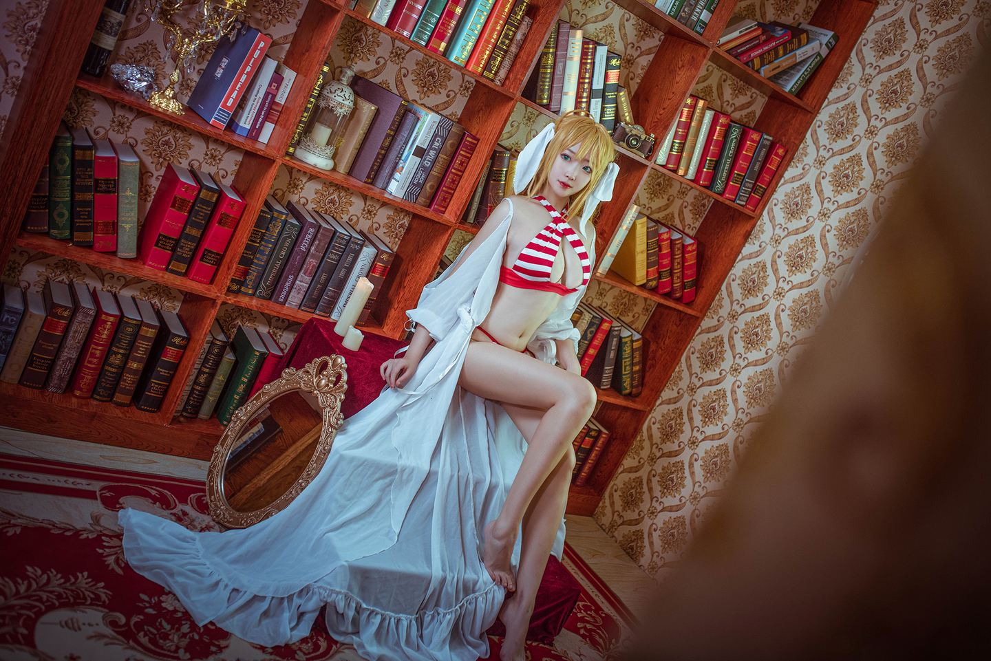 《FGO》尼禄泳衣cosplay (8/9) 《FGO》尼禄泳衣cosplay 第8张 - 尼禄图集