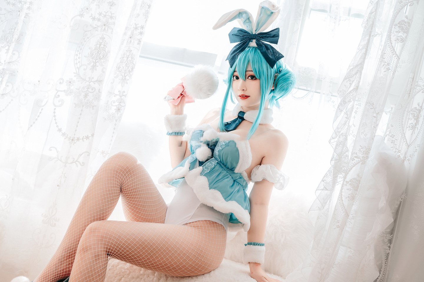 《初音未来》兔女郎cosplay | 桃墨公子xcos兔女郎-coser喵-coser美图-coser聚集地