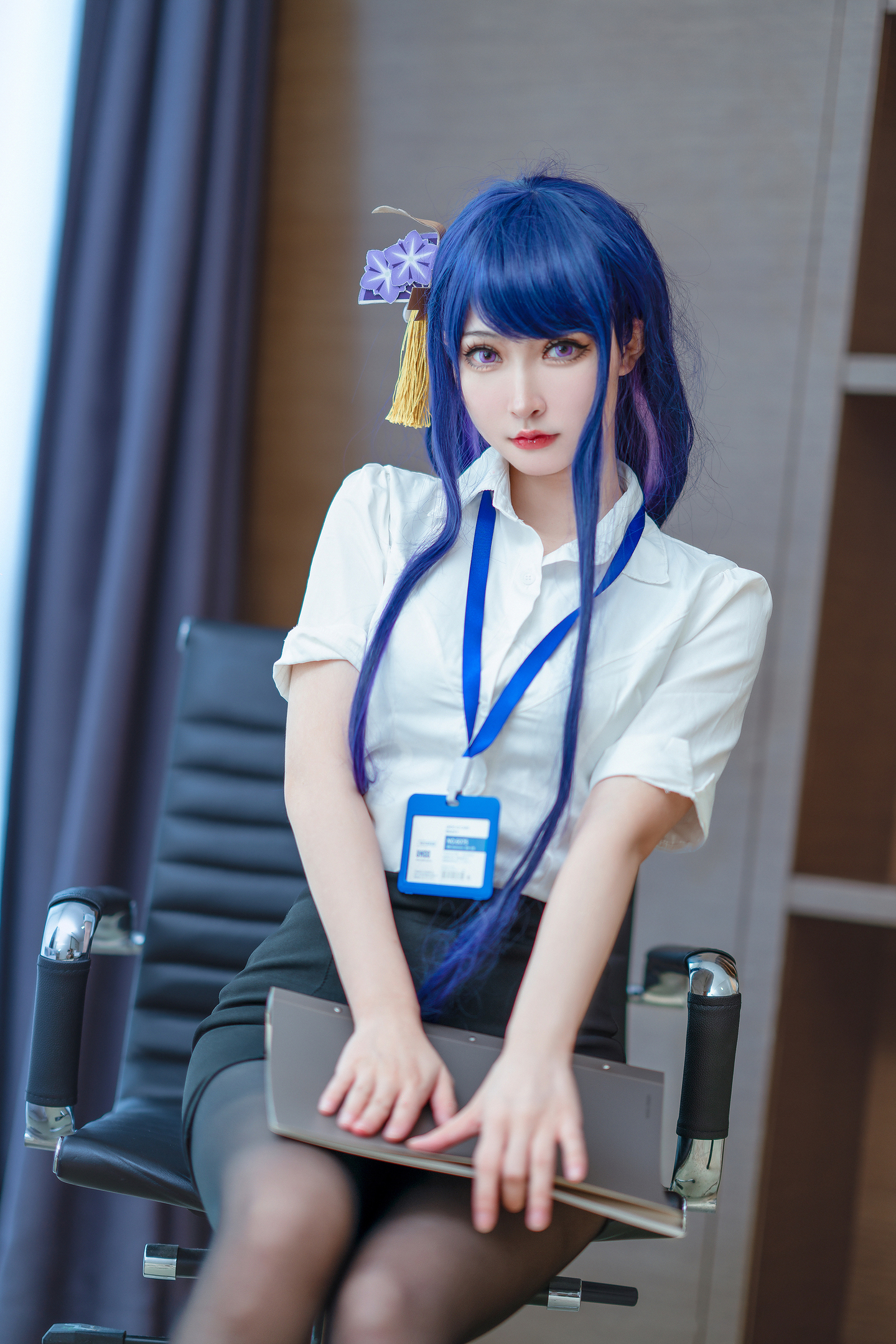 《原神》雷电将军cosplay | 叽哥威武八七cos雷电将军-coser喵-coser美图-coser聚集地