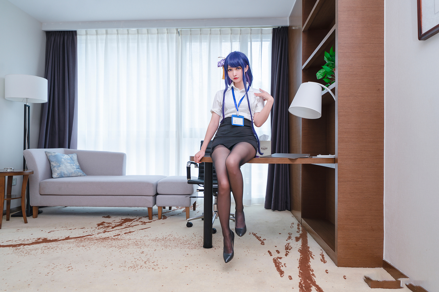 《原神》雷电将军cosplay (5/10) 《原神》雷电将军cosplay 第5张 - 雷电将军图集