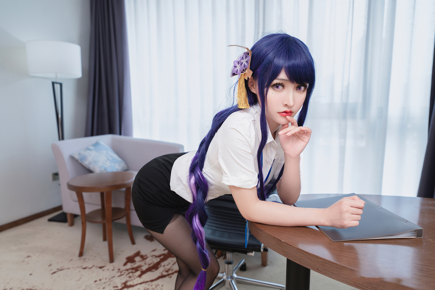 《原神》雷电将军cosplay (10/10) 《原神》雷电将军cosplay 第10张 - 雷电将军图集