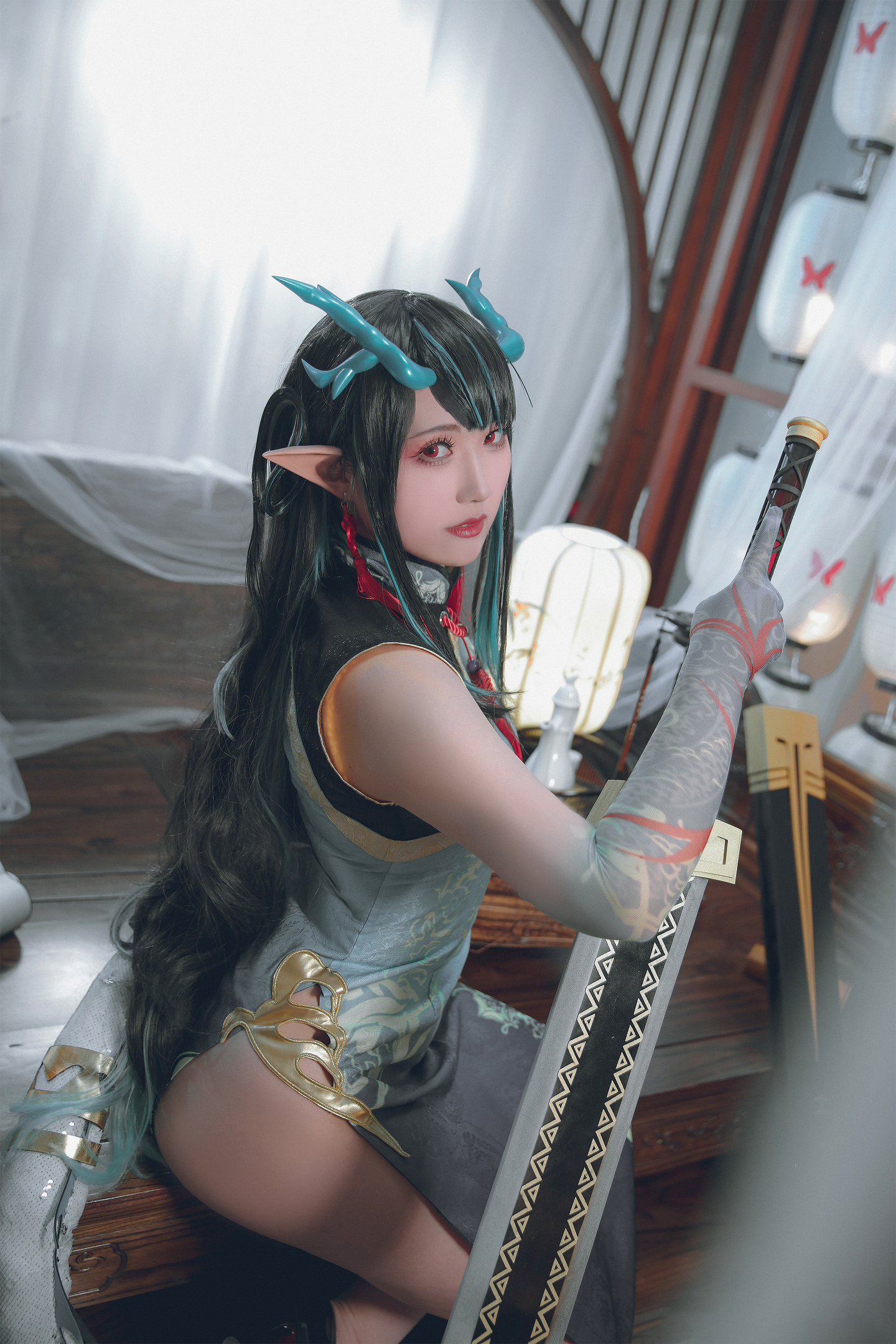 《明日方舟》夕 • 染尘烟cosplay (5/13) 《明日方舟》夕 • 染尘烟cosplay 第5张 - 夕图集