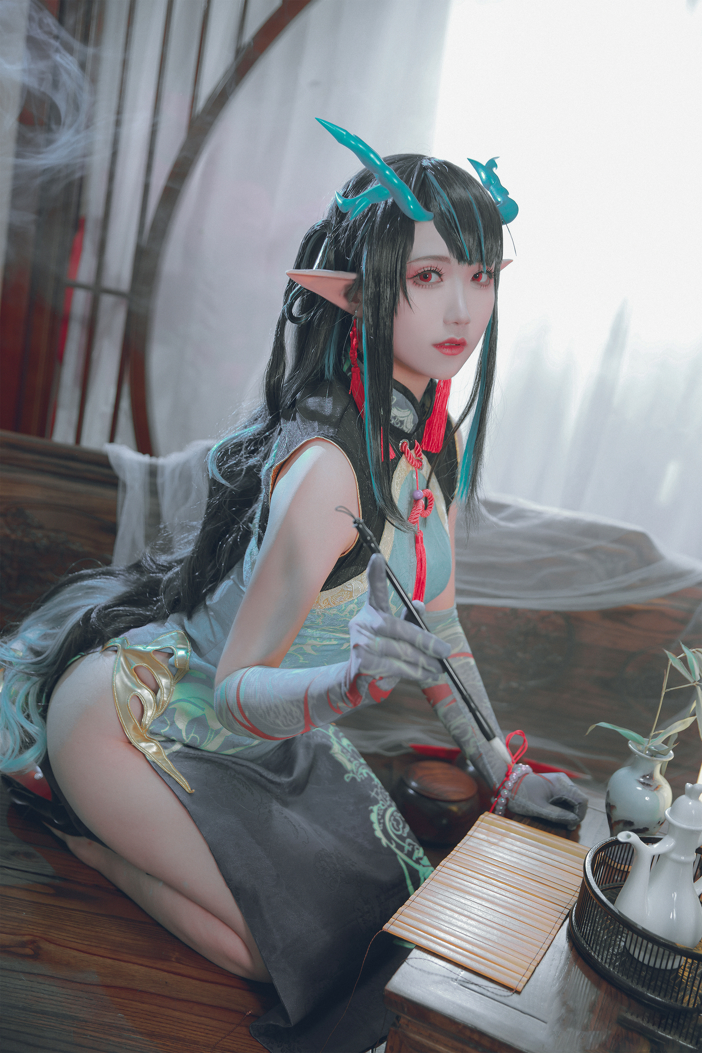 《明日方舟》夕 • 染尘烟cosplay (9/13) 《明日方舟》夕 • 染尘烟cosplay 第9张 - 夕图集