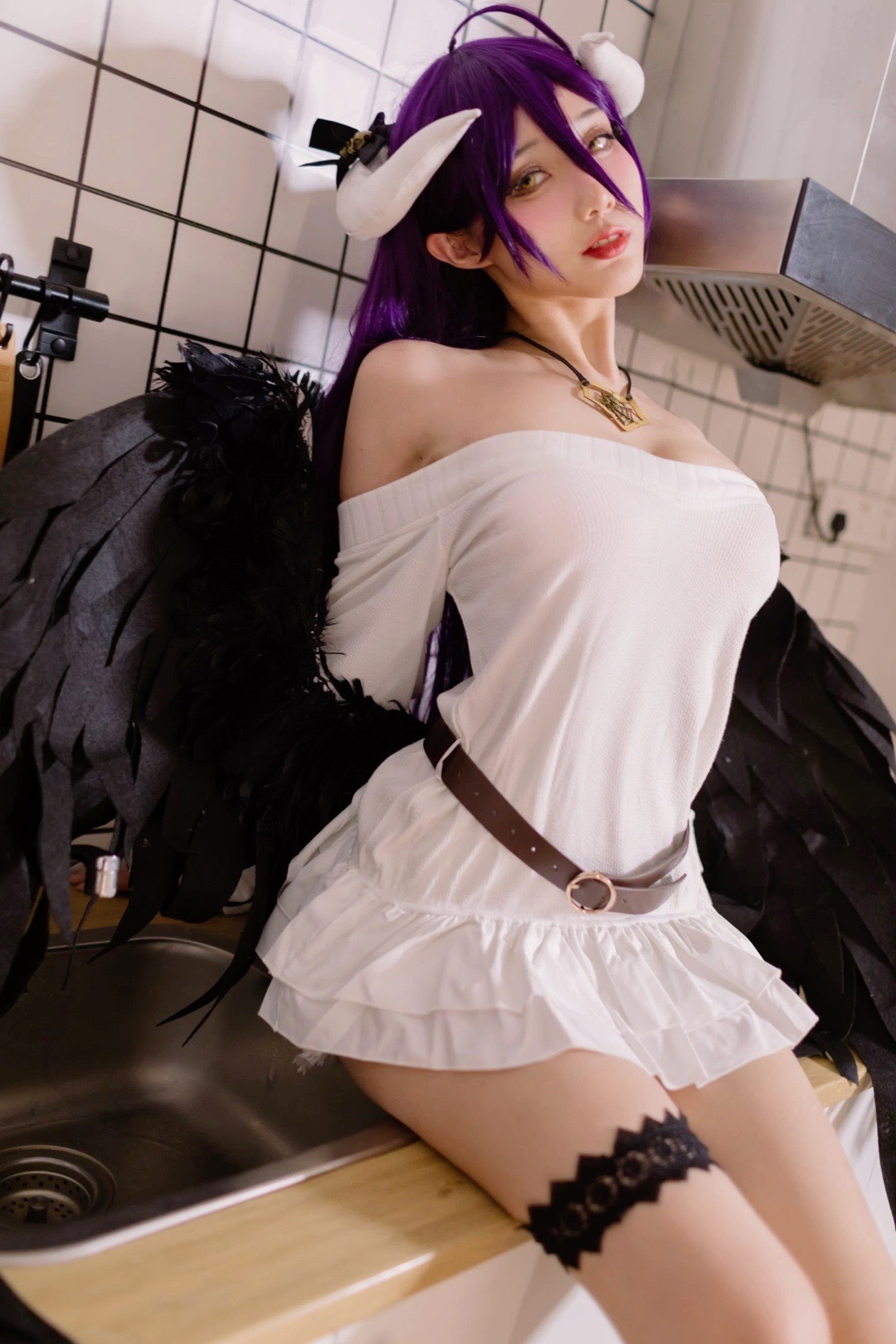 《Overlord》雅儿贝德cosplay (2/9) 《Overlord》雅儿贝德cosplay 第2张 - 雅儿贝德图集
