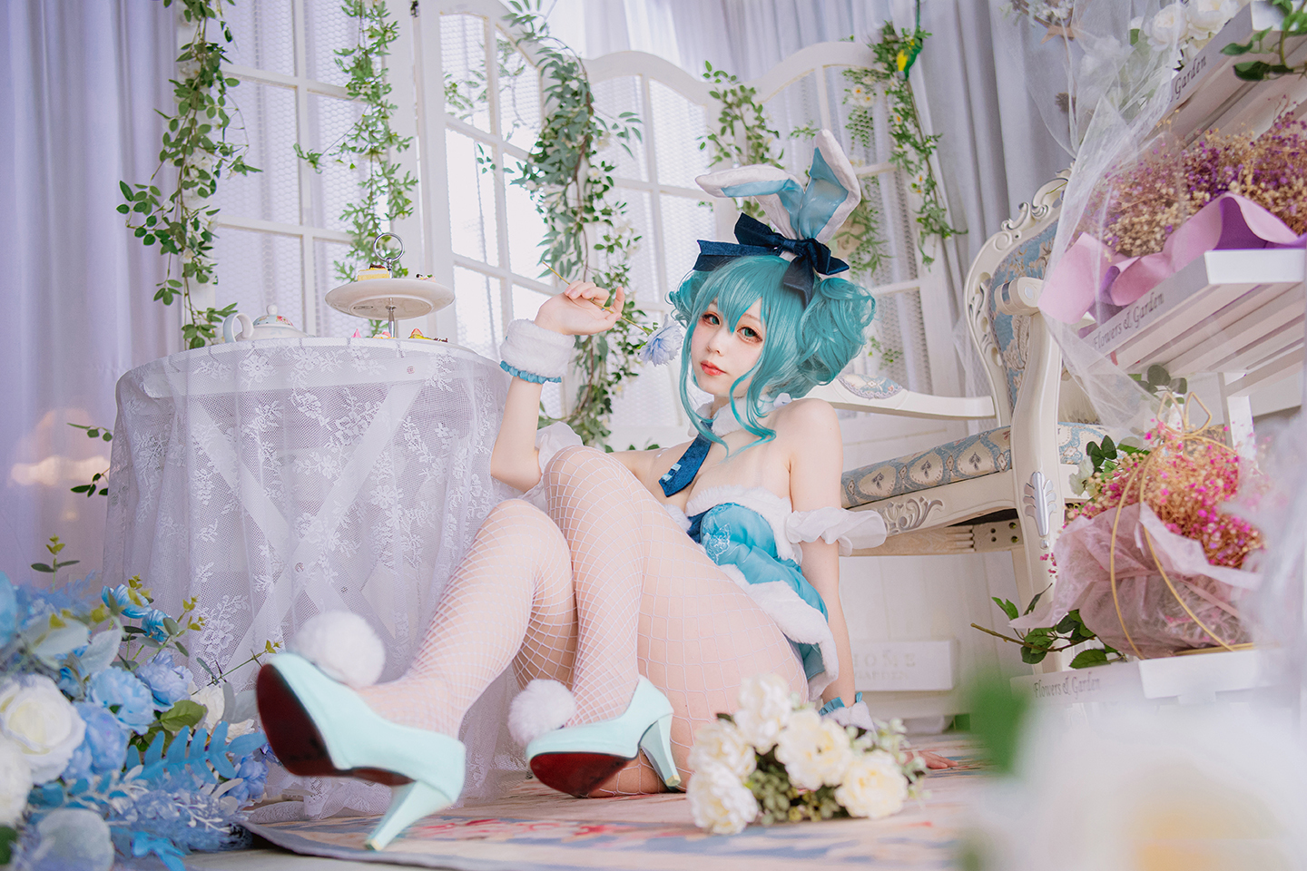 初音未来 兔女郎cosplay 第4张 - 初音未来图集