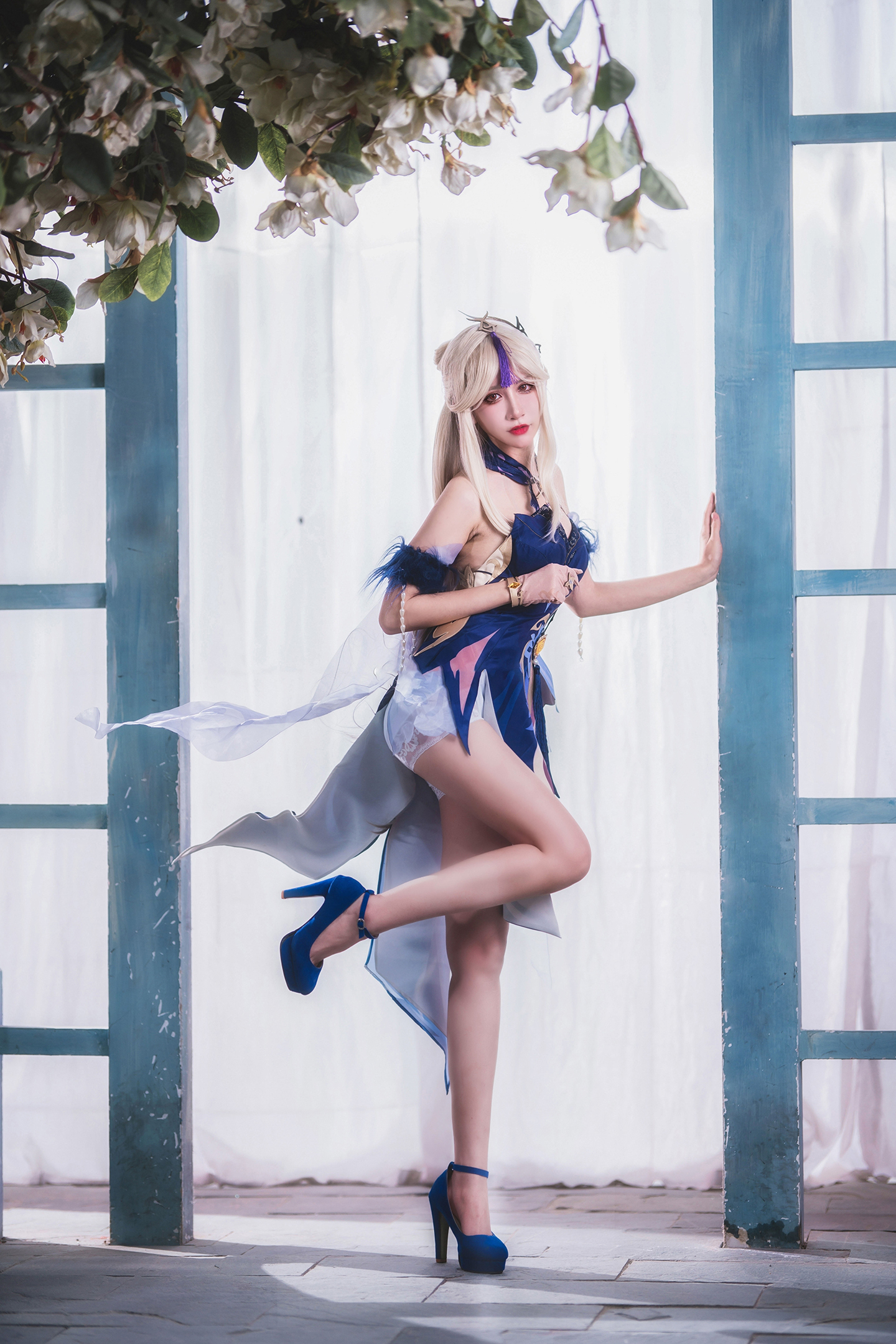 《原神》凝光纱中幽兰 cosplay (4/12) 《原神》凝光纱中幽兰 cosplay 第4张 - 凝光图集