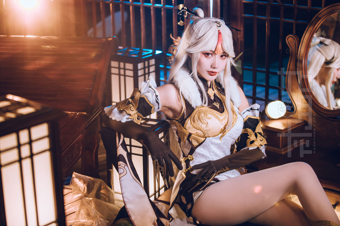《原神》流风眷堇庭凝光cosplay | 如月灰cos凝光-coser喵-coser美图-coser聚集地