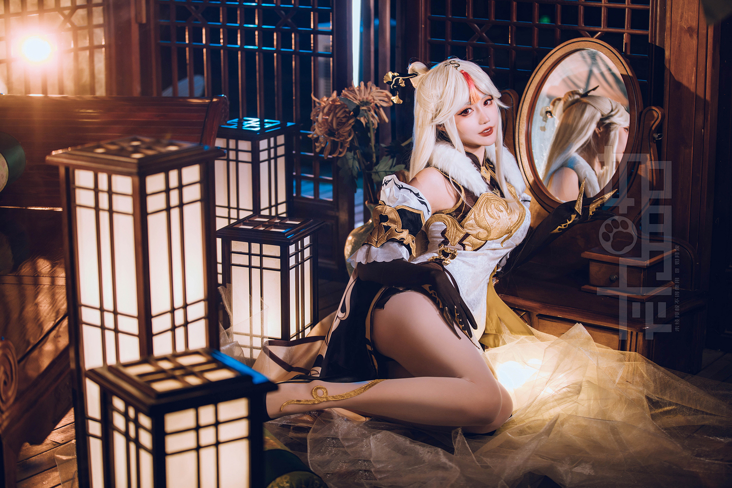 《原神》流风眷堇庭凝光cosplay 第2张 - 凝光图集